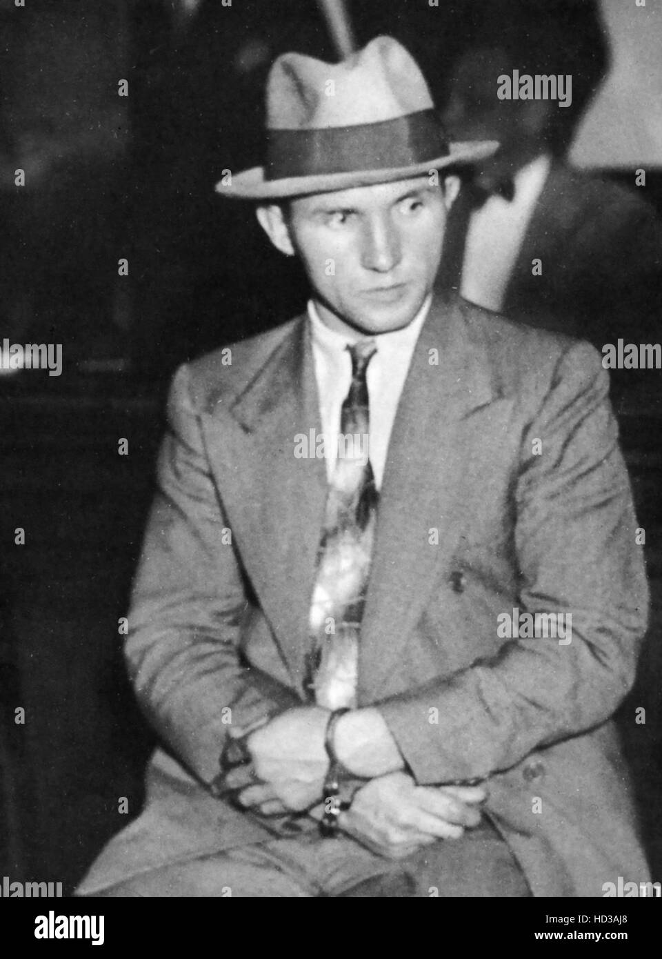 RICHARD HAUPTMANN (1899-1936) executed as the kidnapper and murder of  the 20-month old son of Charles LIndbergh Stock Photo
