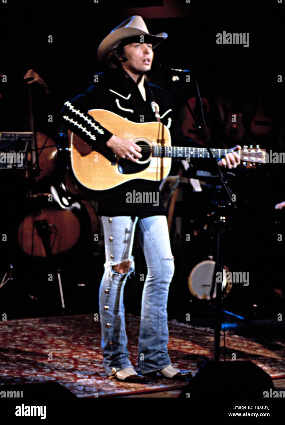 DWIGHT YOAKAM, performing in his TV concert, (Dwight Yoakam In Concert), 1990s. Stock Photo