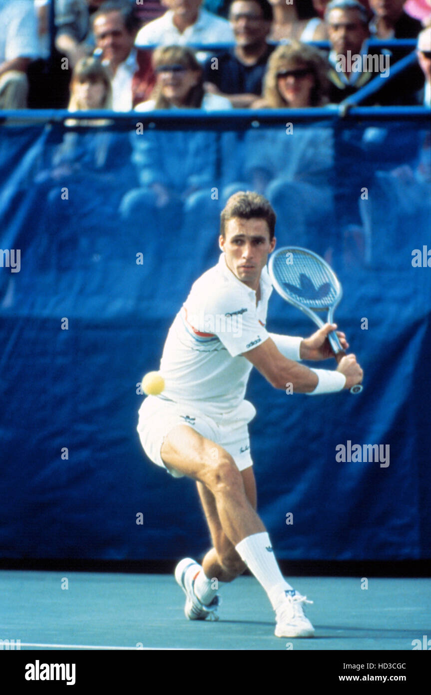 Ivan Lendl, US open, early 1990s. Stock Photo
