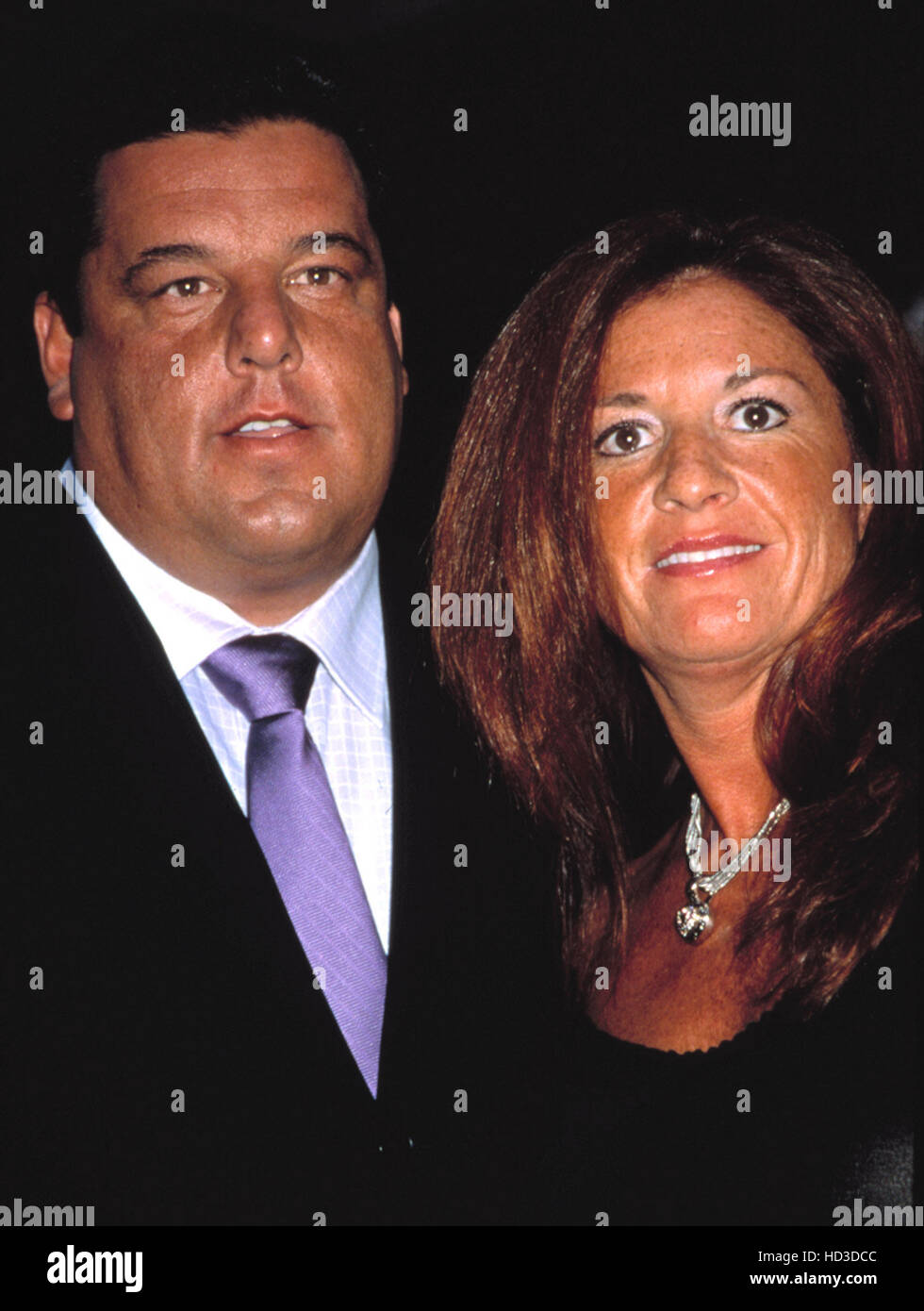 STEVE SCHIRRIPA, and his wife LAURA, at the NYC premiere of THE ...