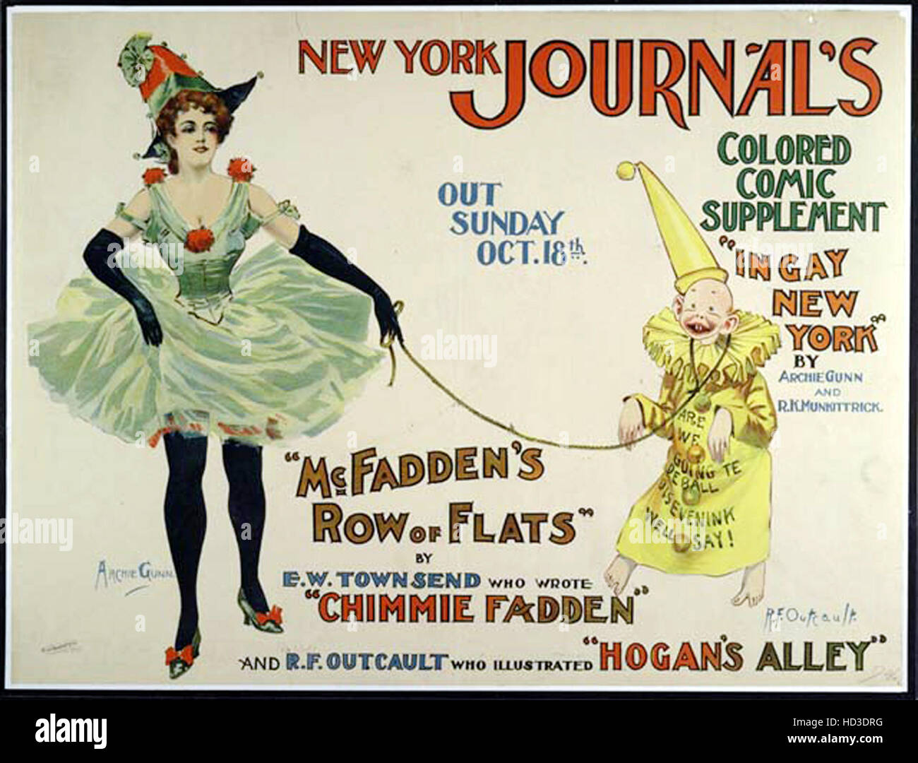 THE YELLOW KID, comic strip character by Richard Fenton Outcault