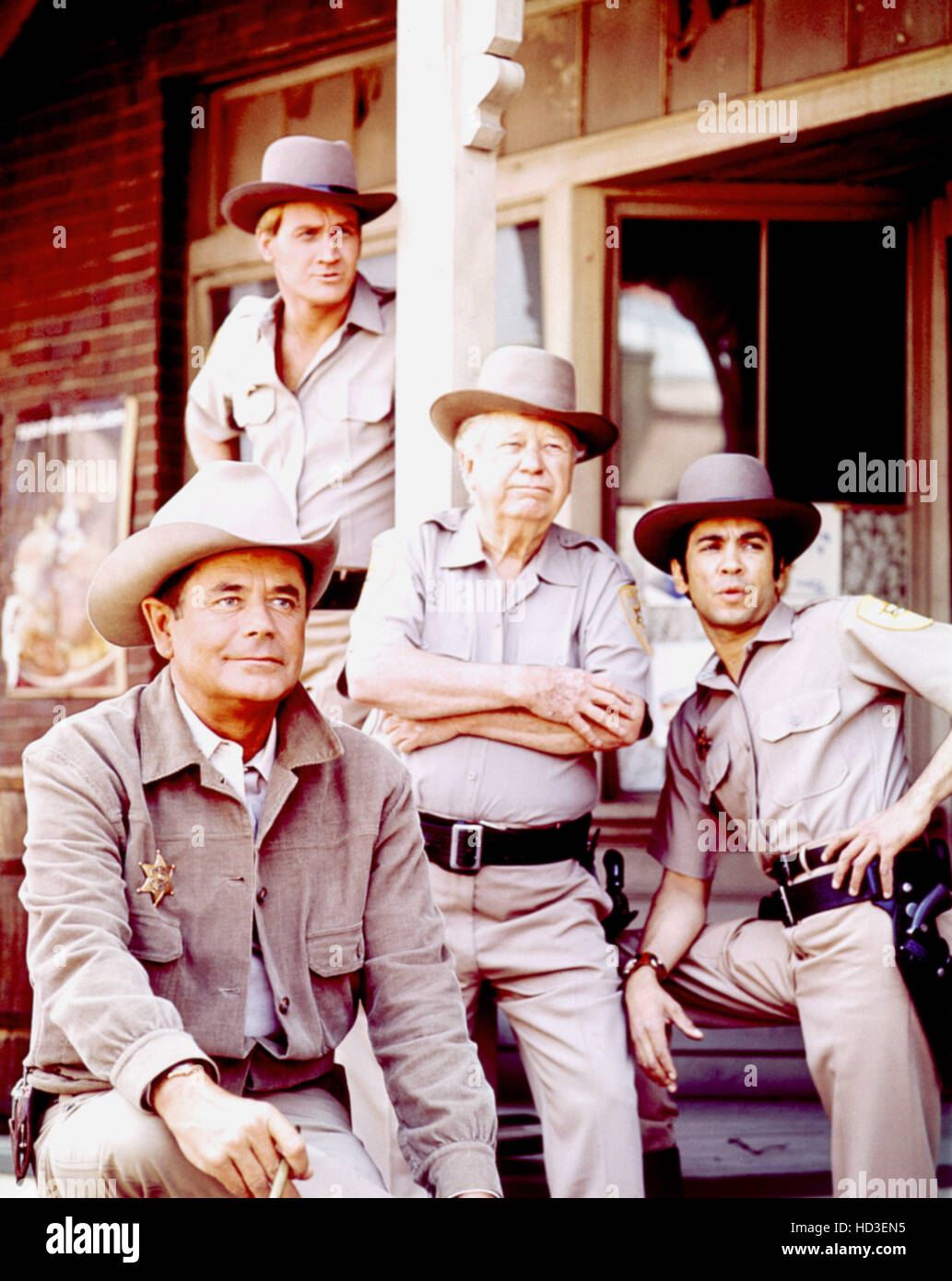 CADE'S COUNTY, Glenn Ford, Taylor Lacher, Edgar Buchanan, Victor Campos