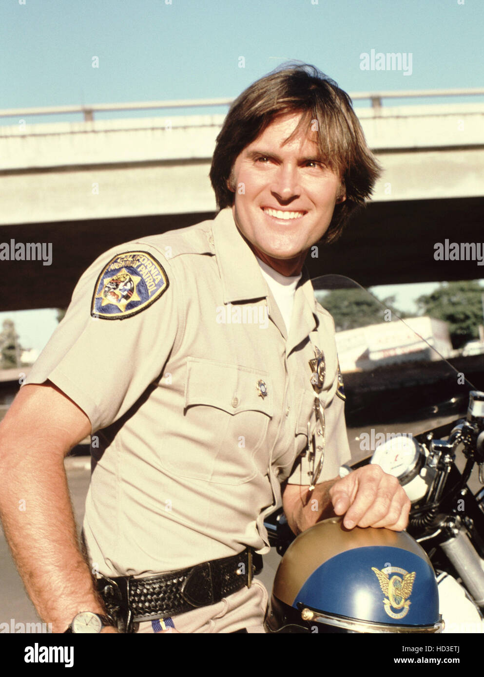 CHIPS, Bruce Jenner, (Season 5), 197783 Stock Photo Alamy
