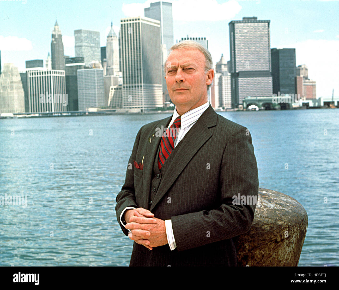 THE EQUALIZER, Edward Woodward, 198589, (c)Universal TV/courtesy Everett Collection Stock Photo
