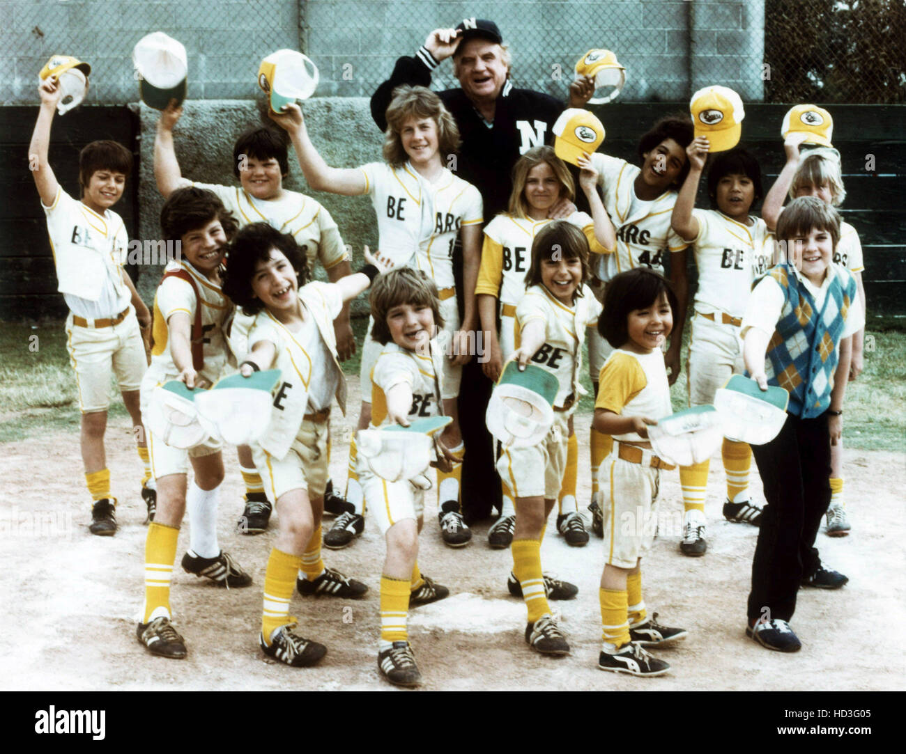 THE BAD NEWS BEARS, rear 2nd from left J. Brennan Smith, 3rd from left