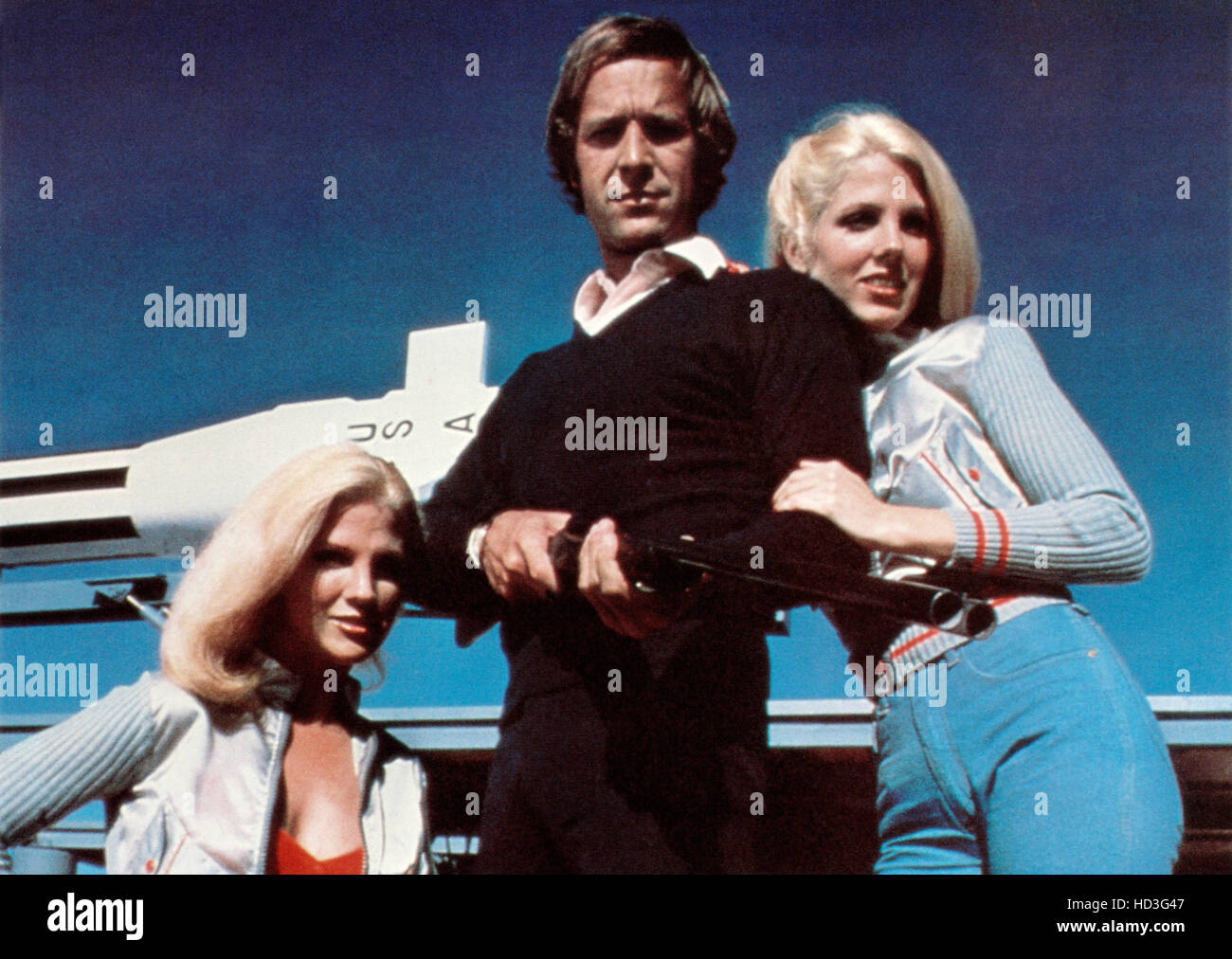 THE BILLION DOLLAR THREAT, from left: Beth Specht, Dale Robinette, Karen  Specht, 1979. ©Columbia Pictures Television/courtesy Stock Photo - Alamy