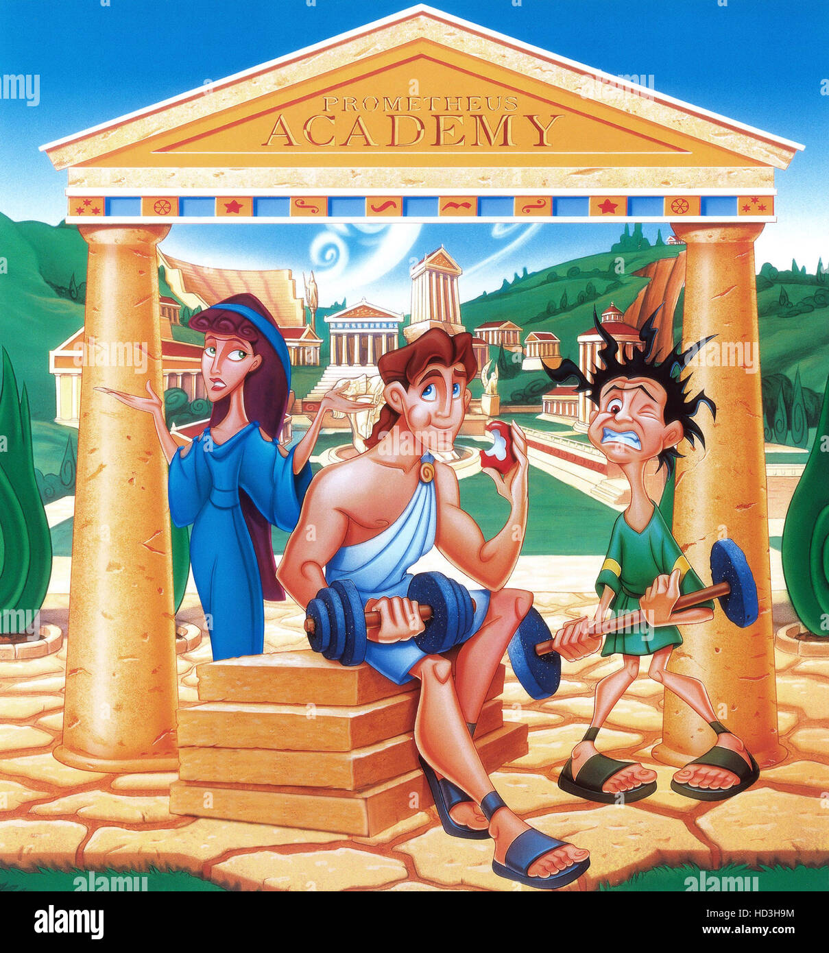 HERCULES (aka DISNEY'S HERCULES), from left Cassandra, Hercules