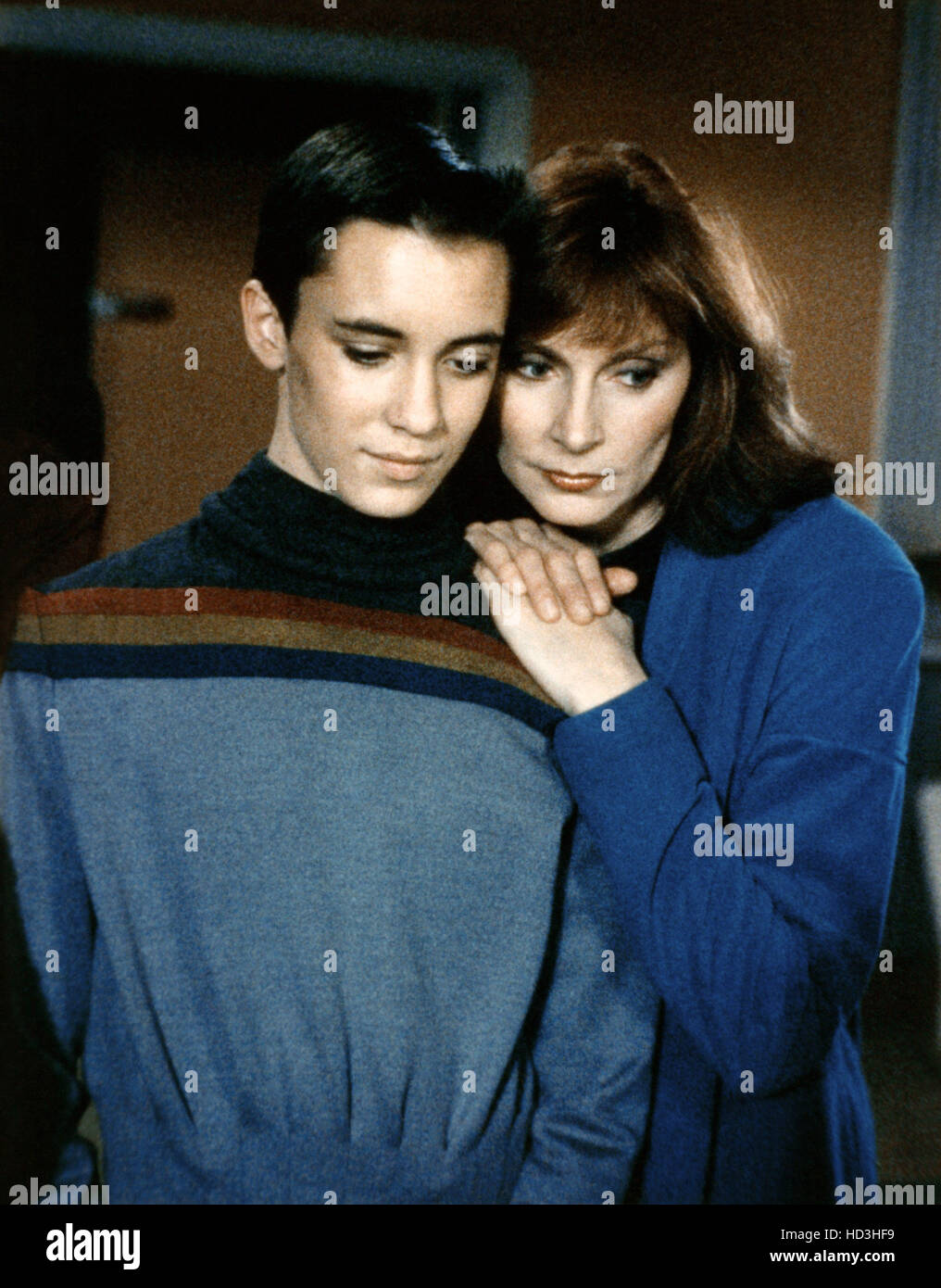 STAR TREK THE NEXT GENERATION, (from left) Wil Wheaton, Gates