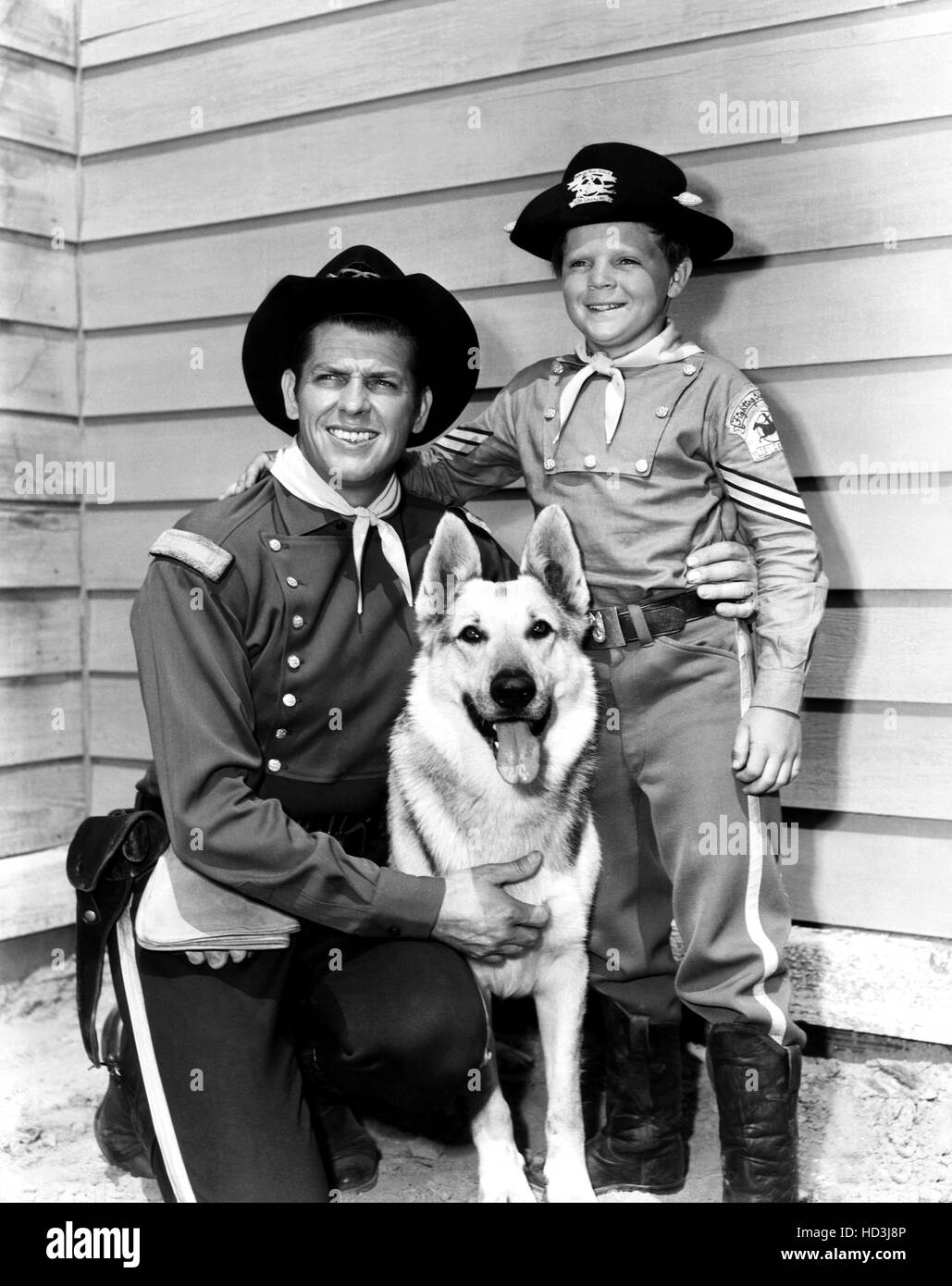 THE ADVENTURES OF RIN TIN TIN, from left, James Brown, (aka James L ...