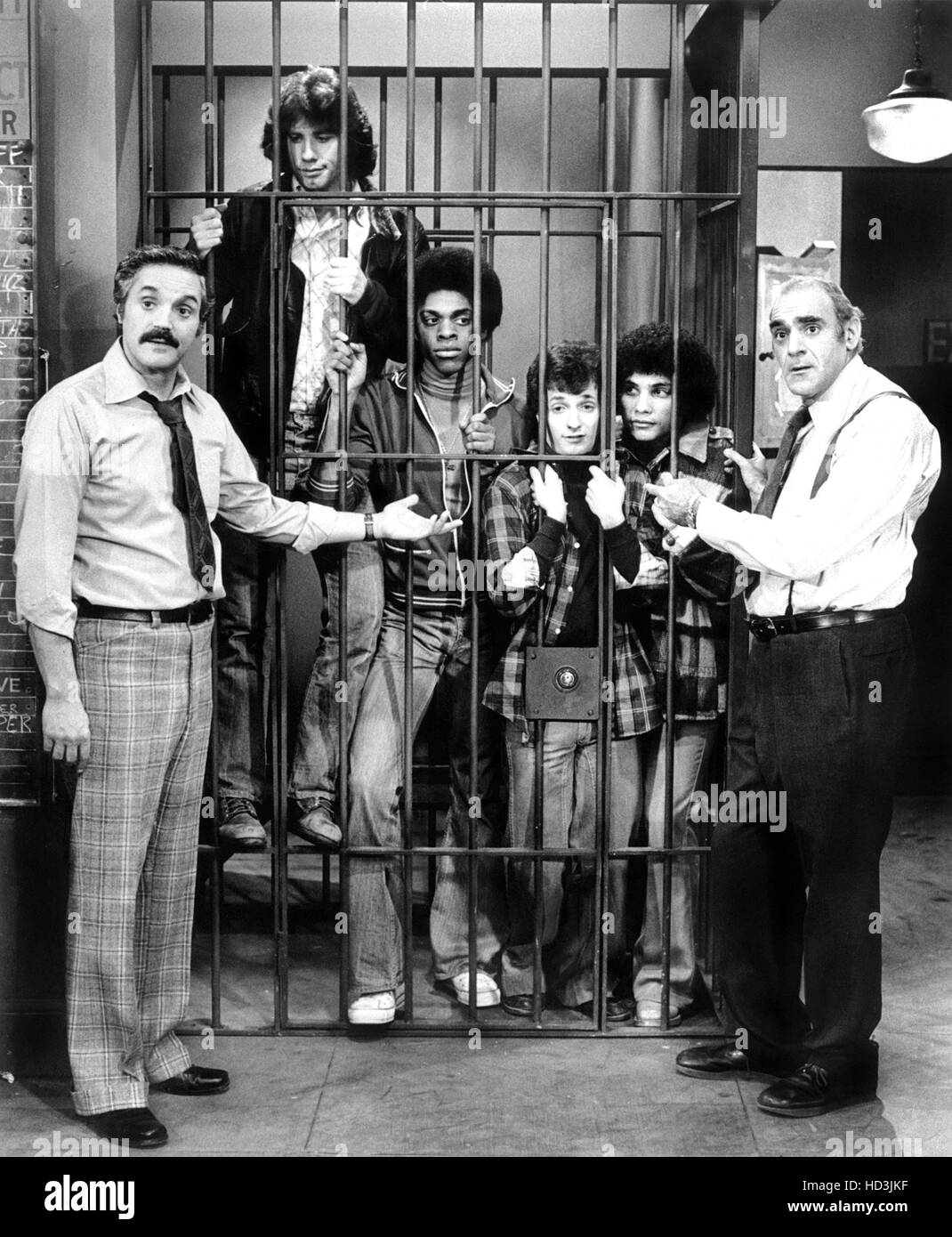 BARNEY MILLER, Hal Linden, John Travolta, Lawrence HiltonJacobs, Ron