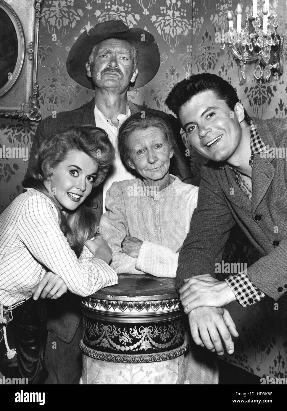 The Beverly Hillbillies Donna Douglas Buddy Ebsen Irene Ryan Max Baer Jr 1962 71 Stock