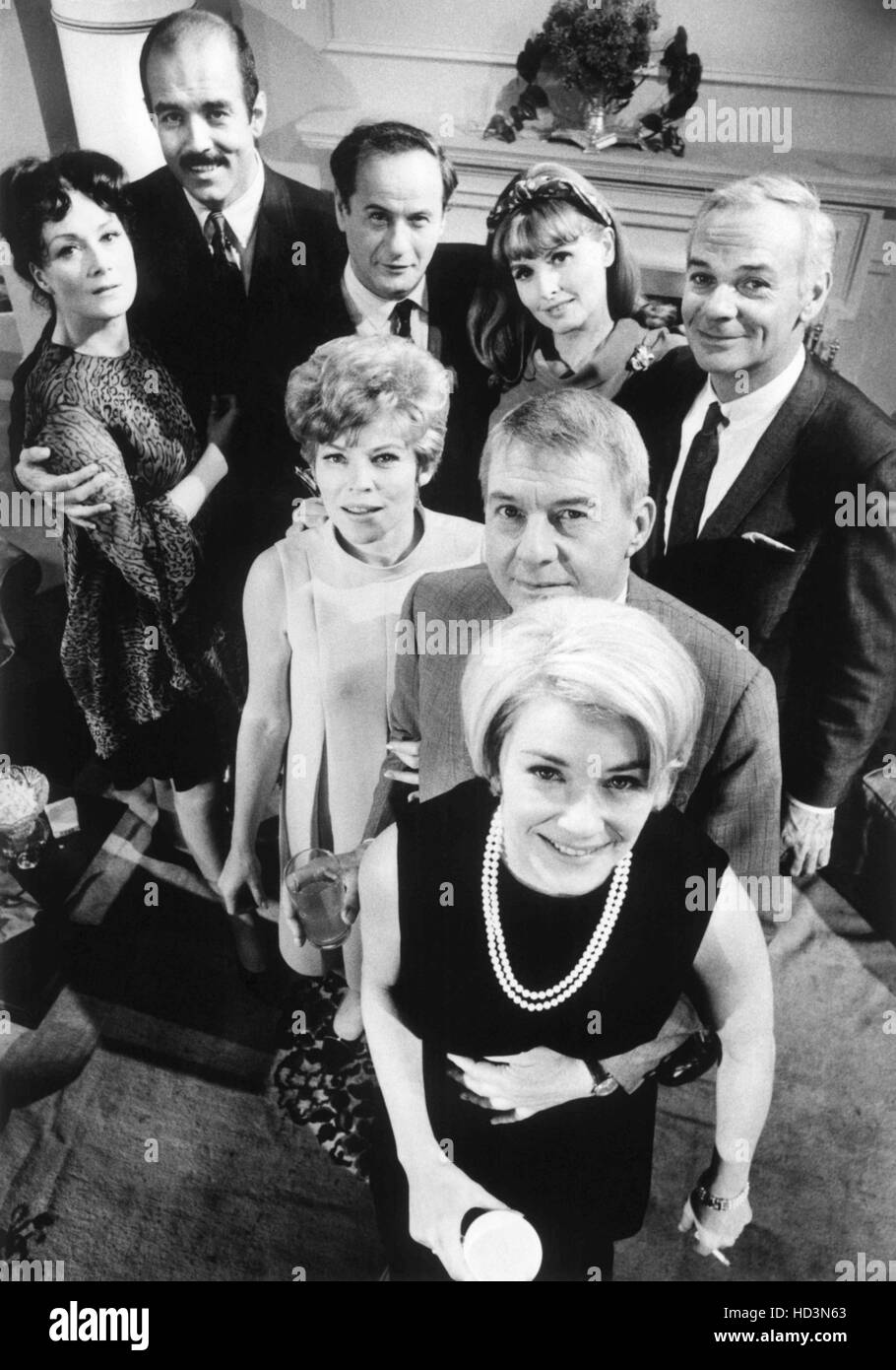 CBS PLAYHOUSE, (back, from left) Rosemary Harris, Pernell Roberts, Eli Wallach, Patricia Barry