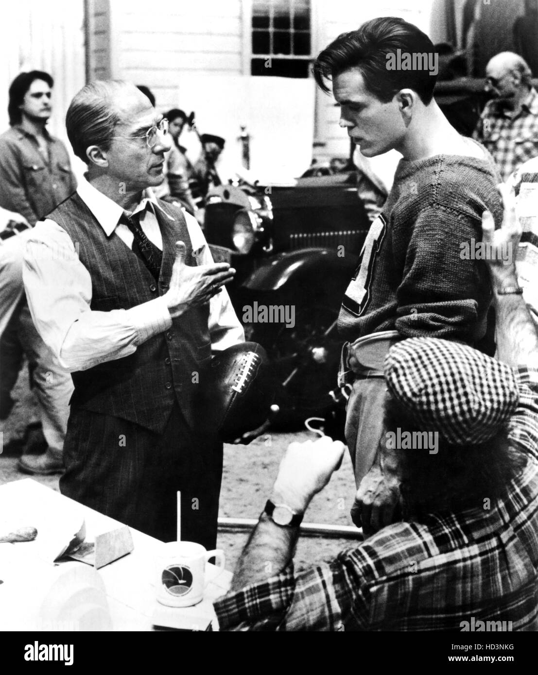 DEATH OF A SALESMAN, Dustin Hoffman, John Malkovich onset, 1985, © CBS