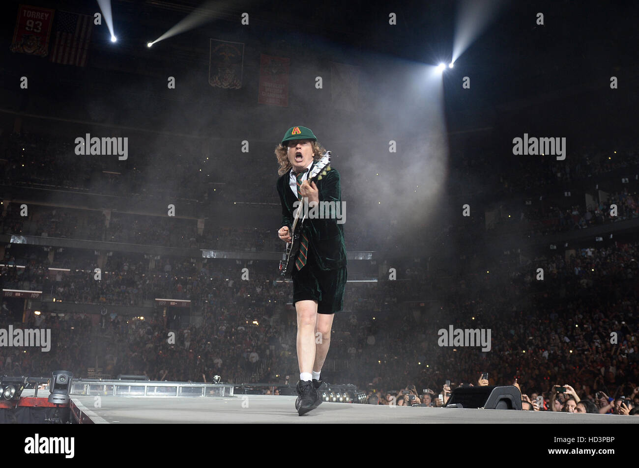 AC/DC perform live in concert Featuring: Angus Young Where: Sunrise ...