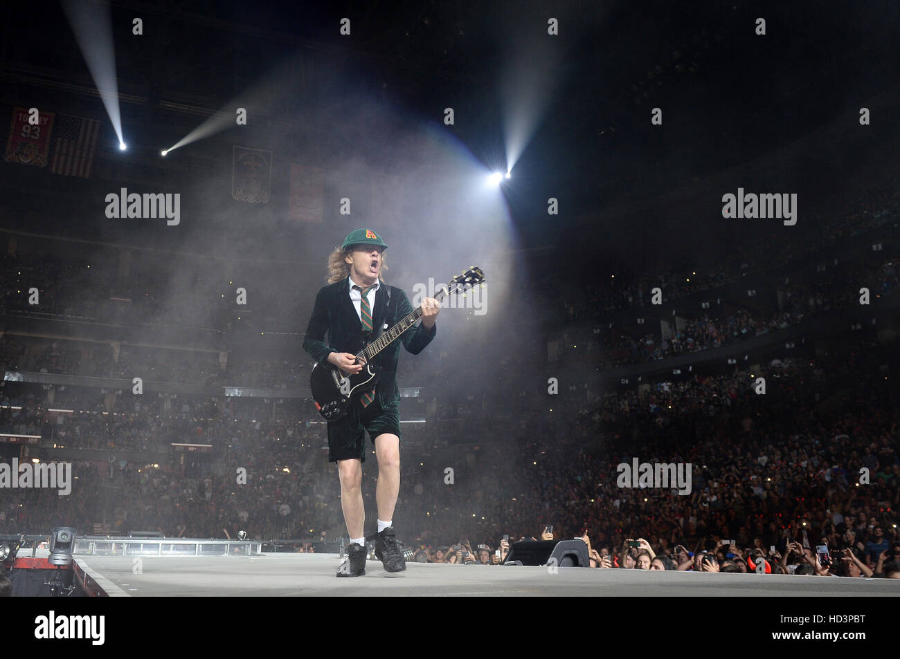 AC/DC perform live in concert Featuring: Angus Young Where: Sunrise ...