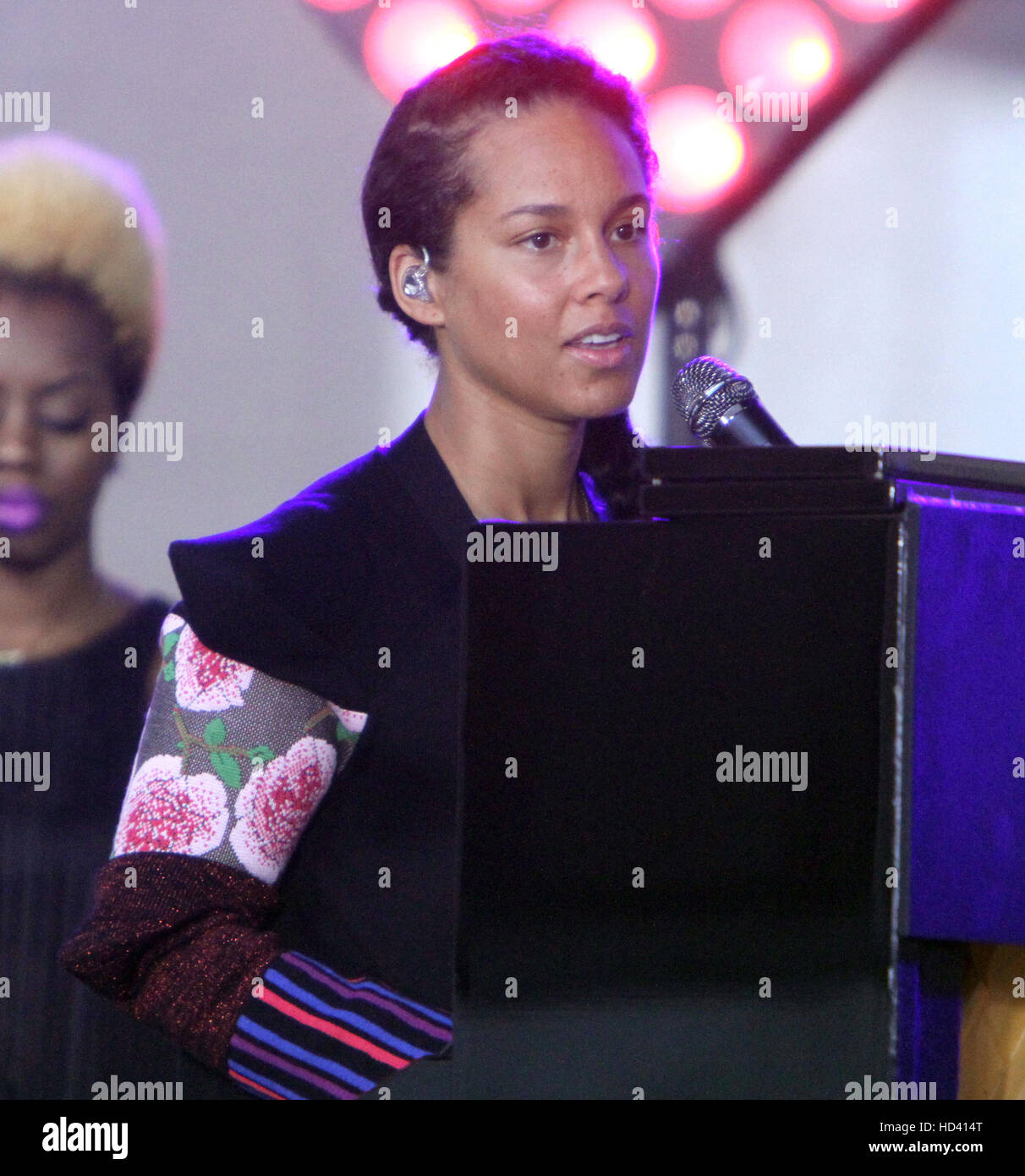 Alicia Keys performs live at NBC's Today Show Citi Concert Series