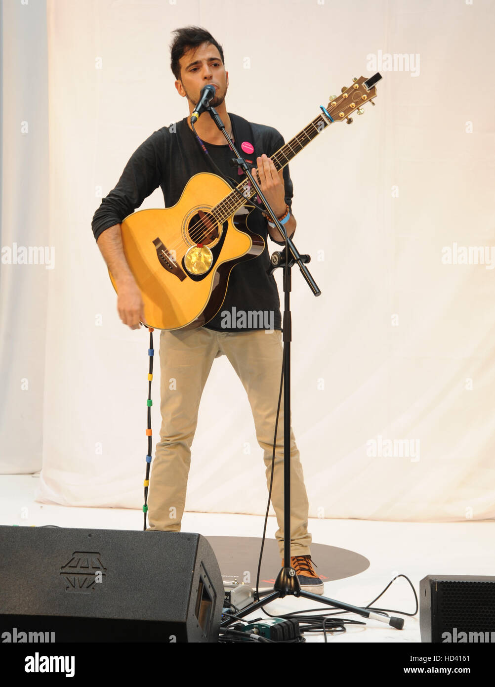 Westfield Stratford Gigs grand final Featuring: Lucca Where: London, United Kingdom When: 04 Sep 2016 Stock Photo