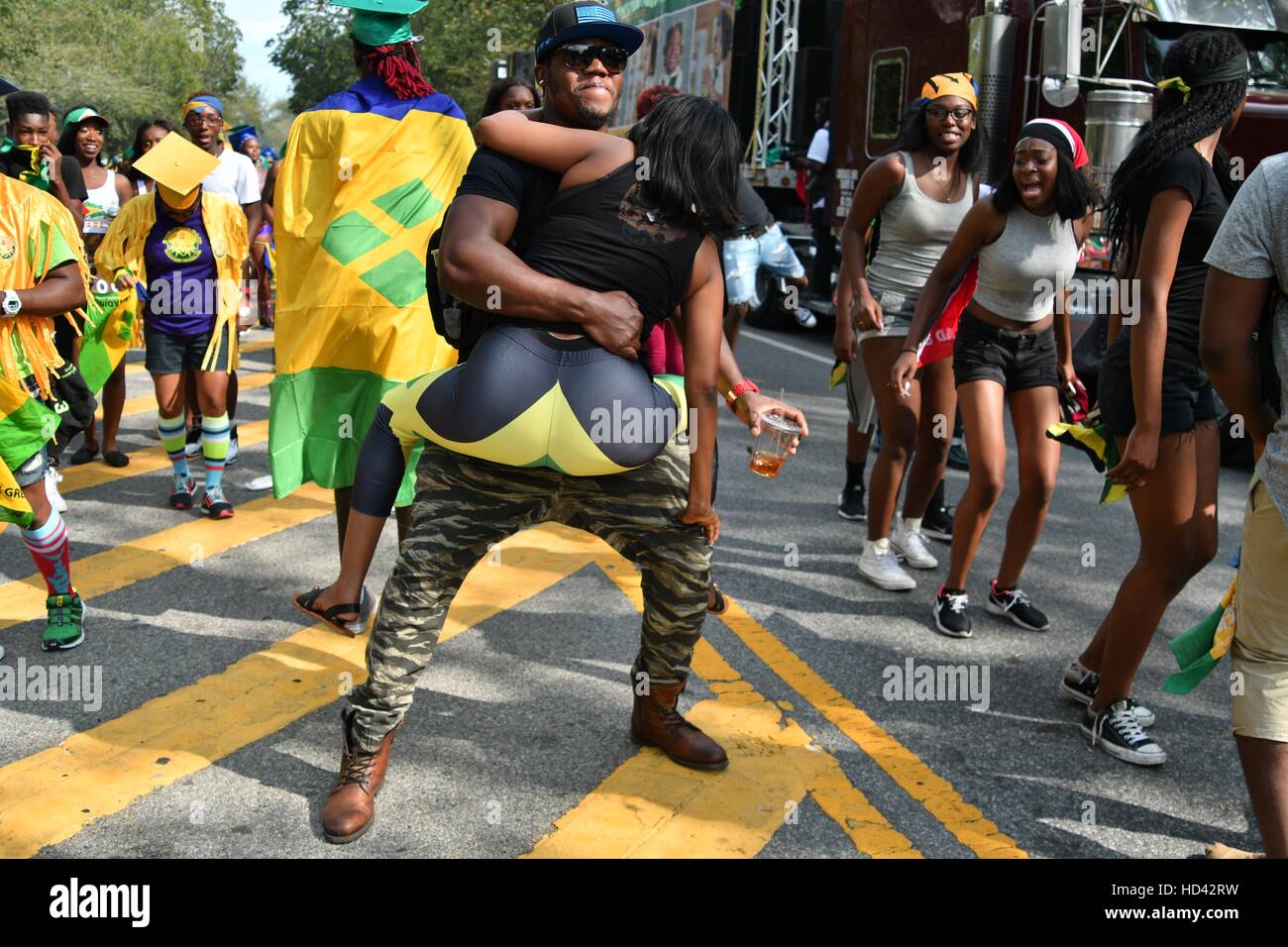 The 2016 West Indies Day Parade in New York City Featuring Atmosphere Where Manhattan, New