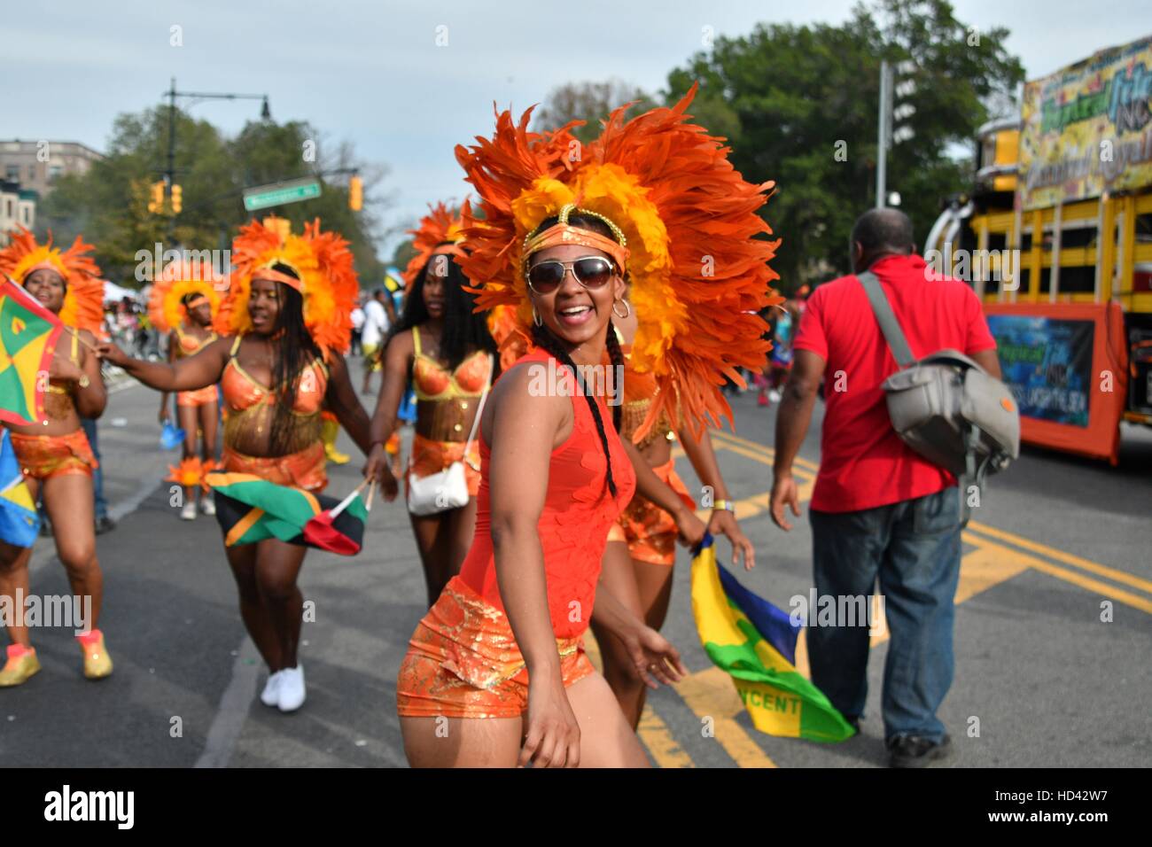 The 2016 West Indies Day Parade in New York City Featuring Atmosphere Where Manhattan, New