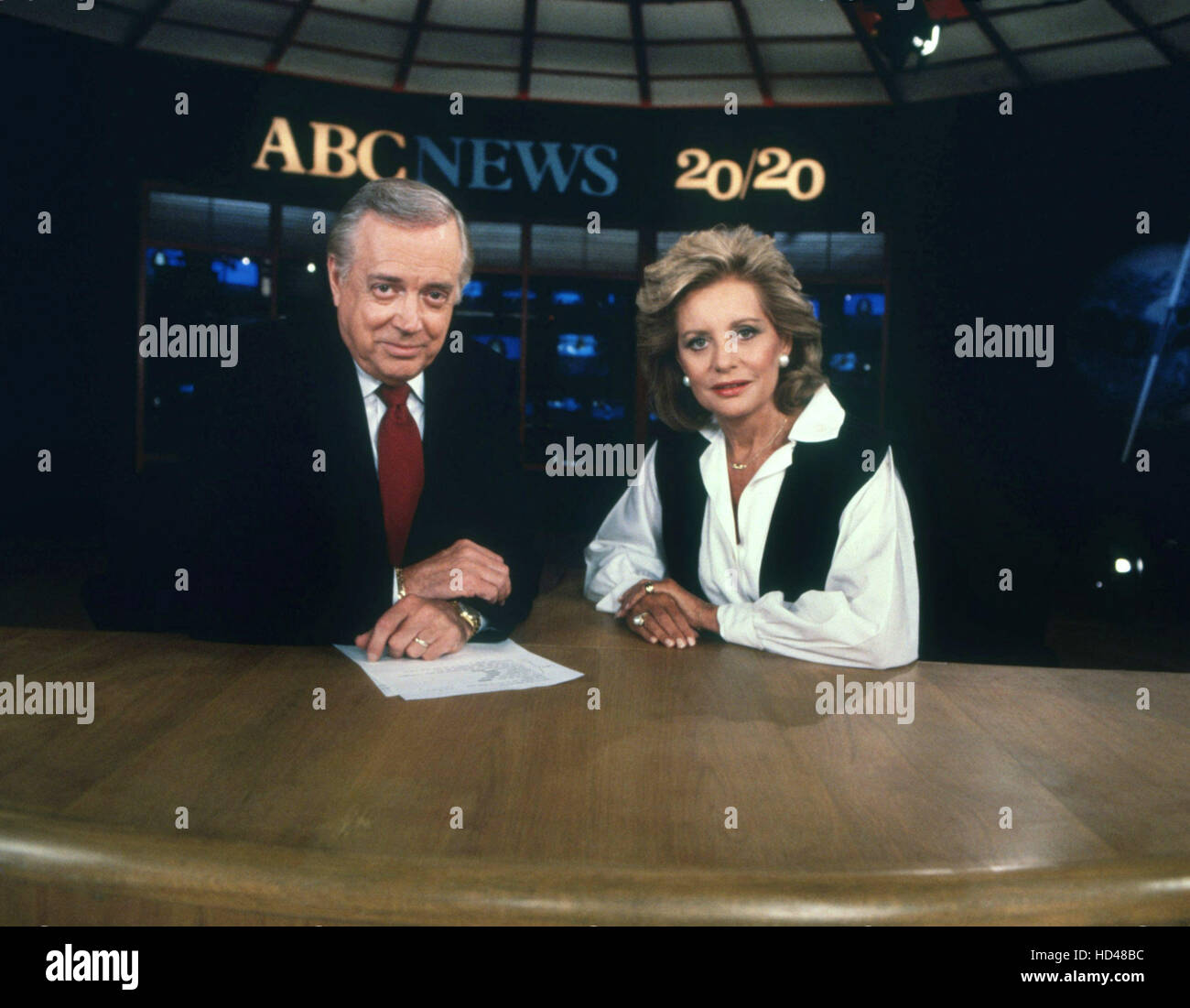 20/20, from left: Hugh Downs, Barbara Walters, 1978-, ©ABC/courtesy ...