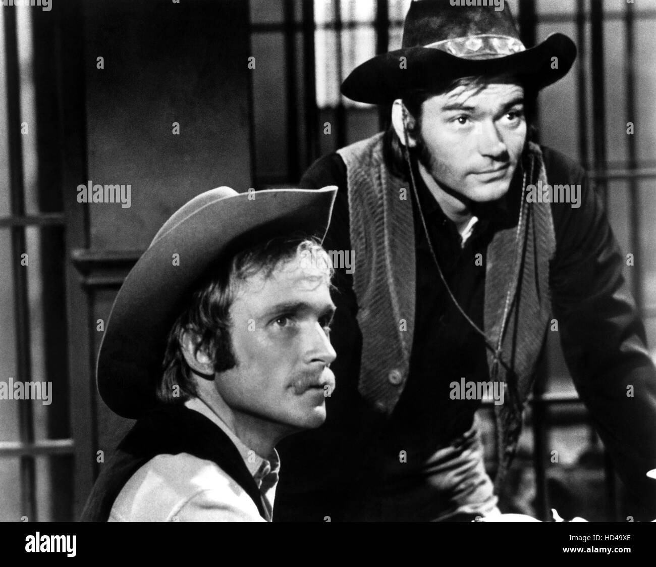 ALIAS SMITH AND JONES, from left Dick Cavett, Pete Duel in 