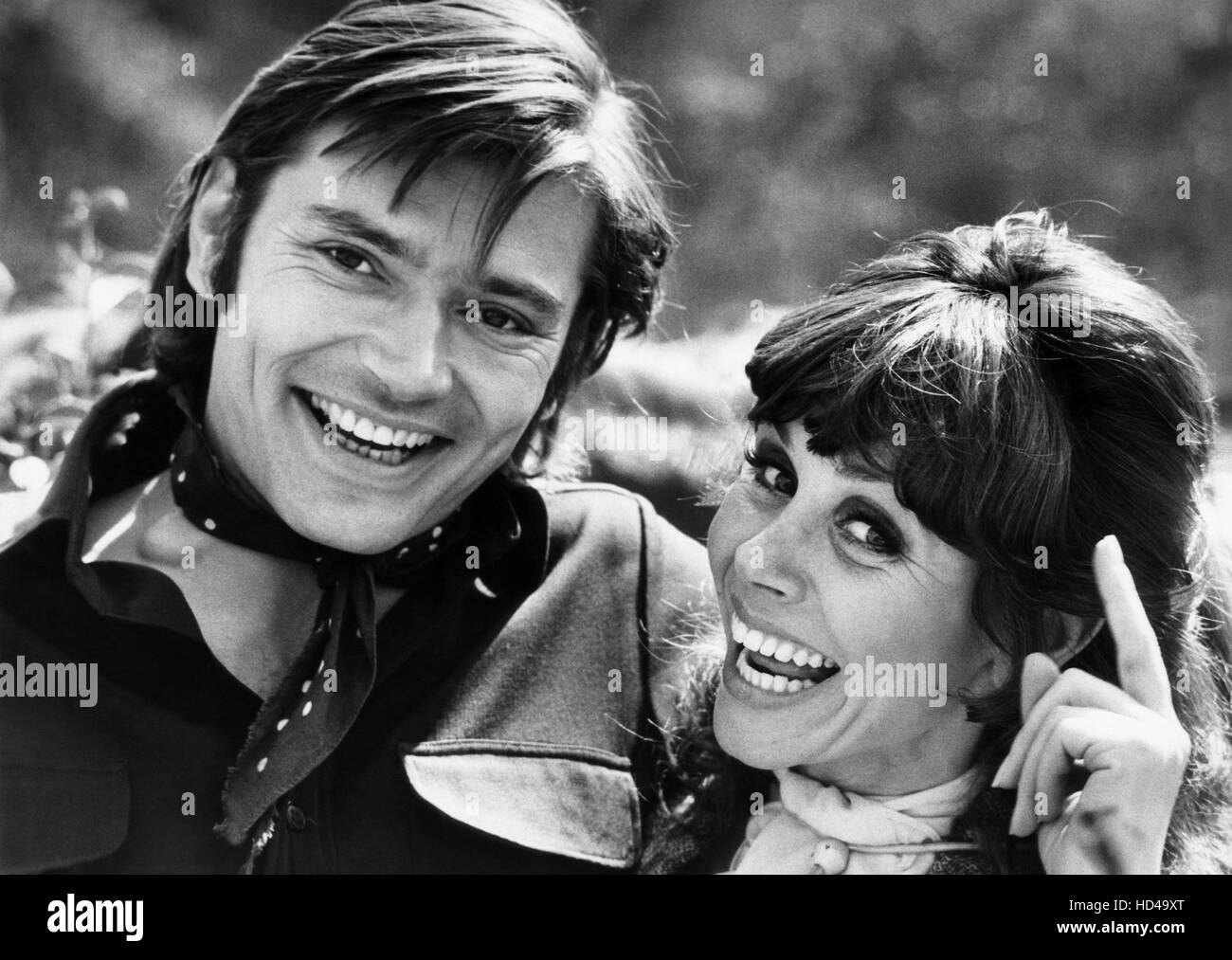 ALIAS SMITH AND JONES, from left, Pete Duel, Judy Carne ('The Root of ...