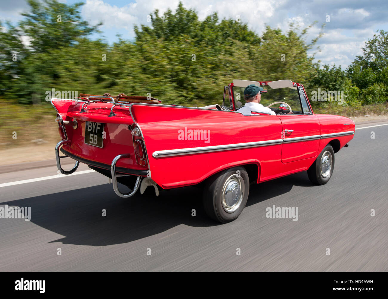 Amphicar - the 1960s amphibious swimming car Stock Photo - Alamy