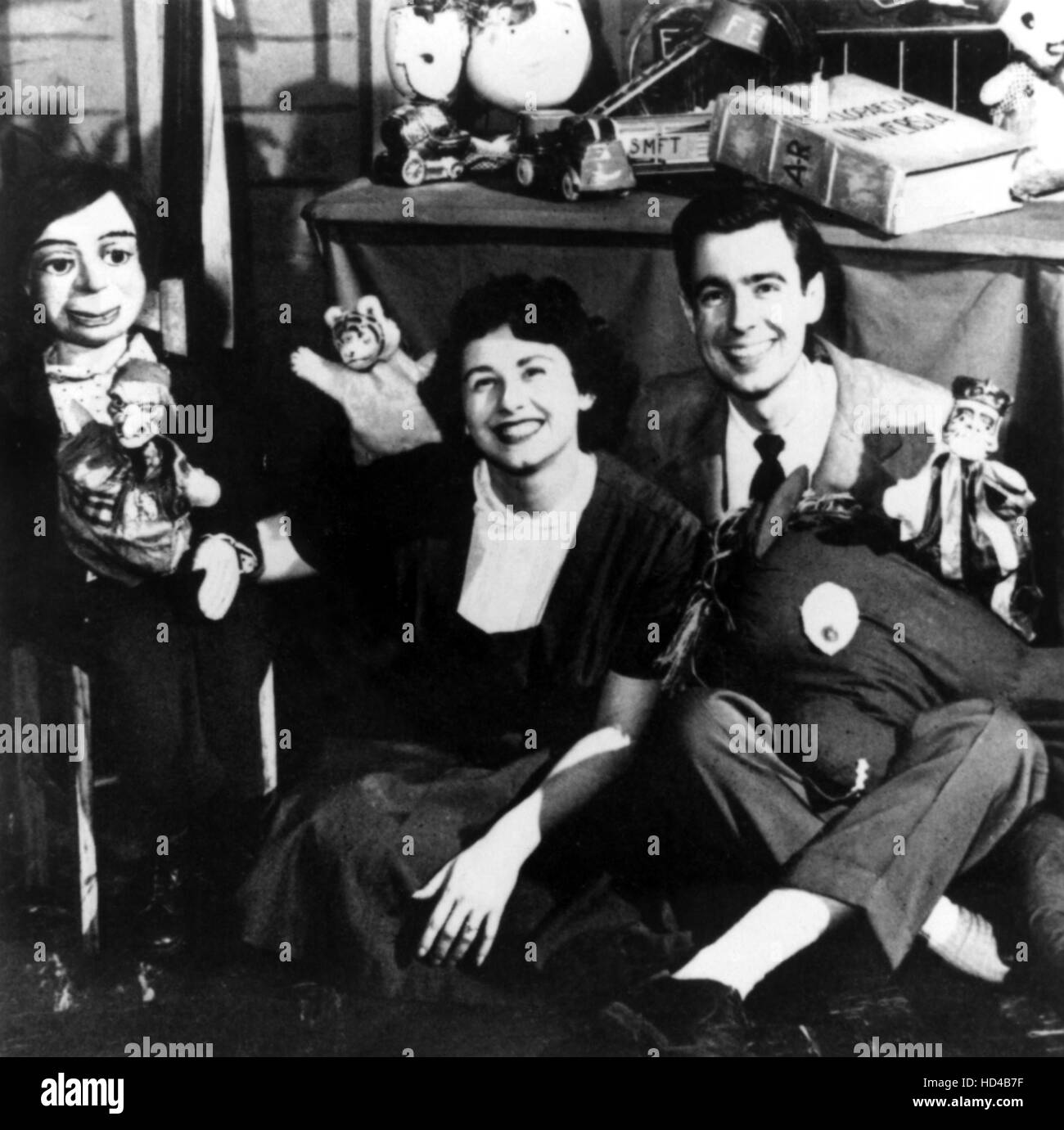 THE CHILDREN'S CORNER, host Josie Carey, Fred Rogers (with early