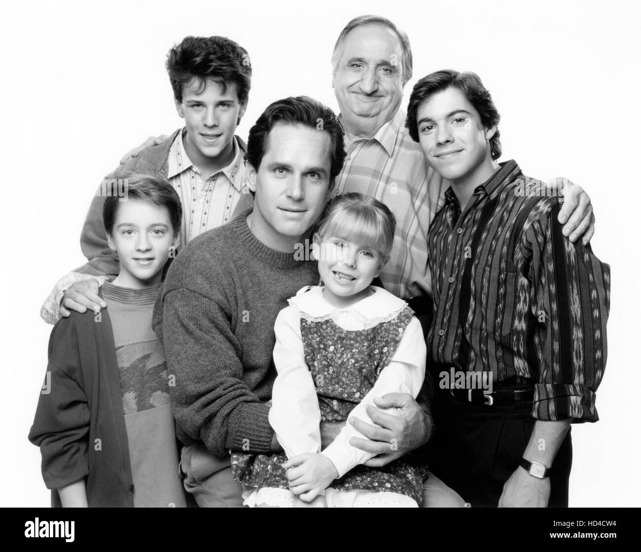 THE FAMILY MAN, (back row, from left): Scott Weinger, Al Molinaro, John ...