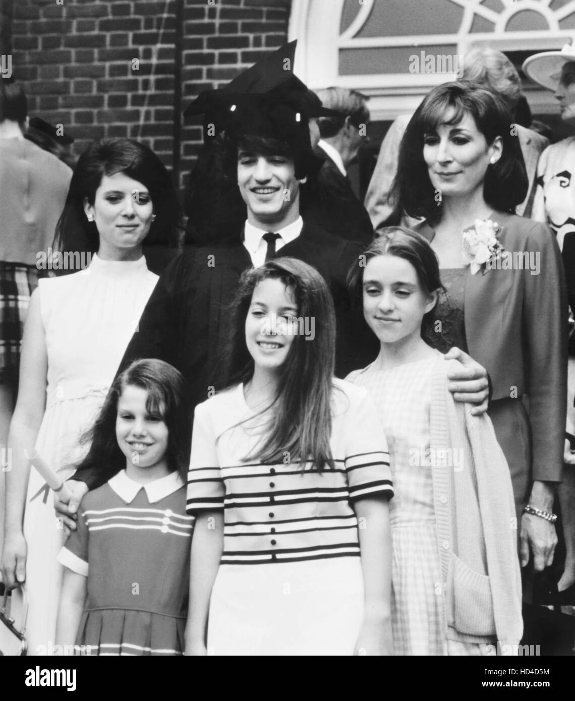 FAMILY PICTURES, (clockwise from top left) Torri Higginson, Dermot Mulroney, Anjelica Huston