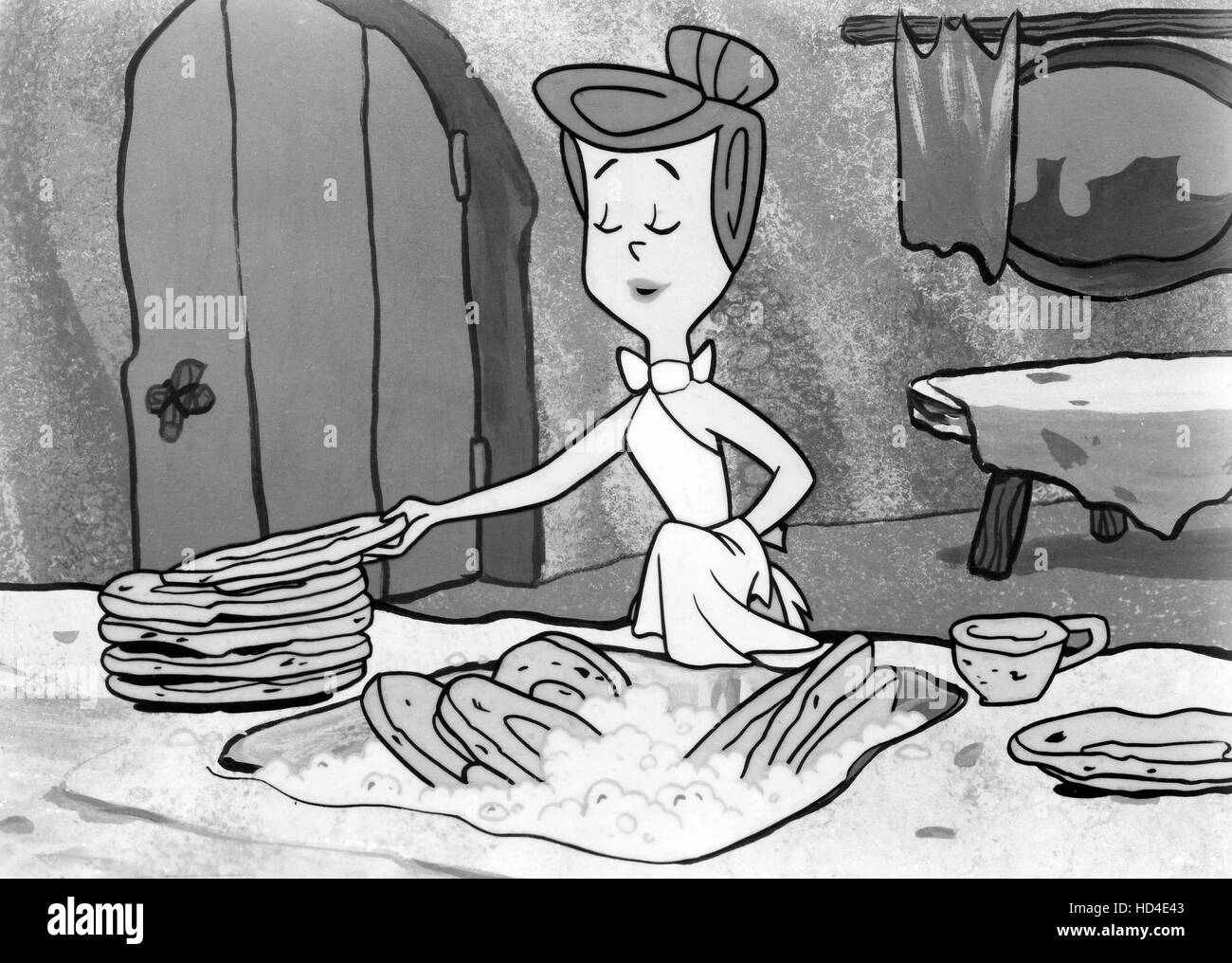 THE FLINTSTONES, Wilma Flintstone, 1960-66 Stock Photo image