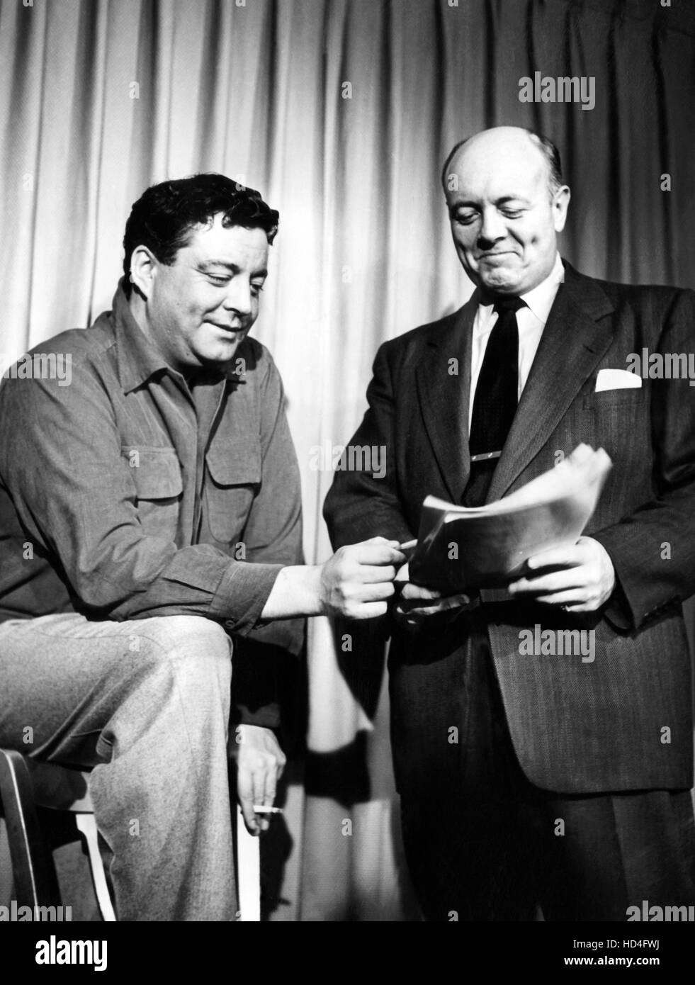The Jackie Gleason Show Jackie Gleason Producer Jack Hurdle 1952 1952 59 Stock Photo Alamy