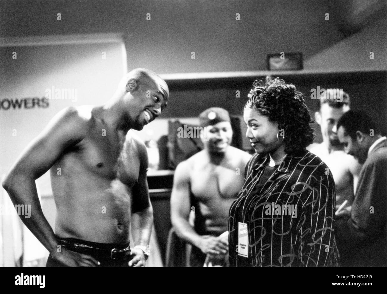 Living Single From Left Cedric Ceballos Queen Latifah High Anxiety Season 5 Episode 3 Aired September 25 1997 Stock Photo Alamy