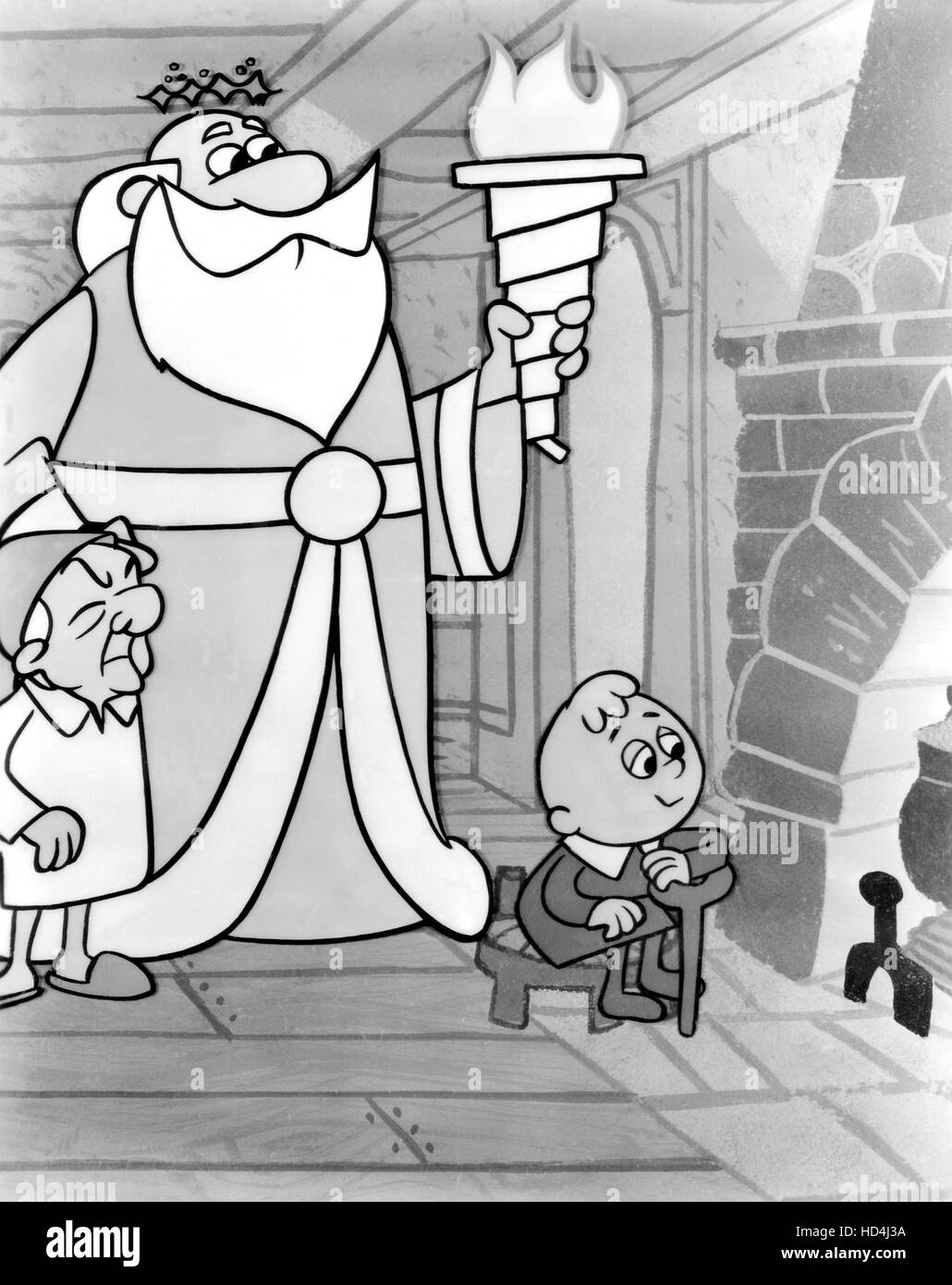 MR. MAGOO'S CHRISTMAS CAROL, Mr. Magoo, Ghost of Christmas Present, Tiny Tim, 1962 Stock Photo