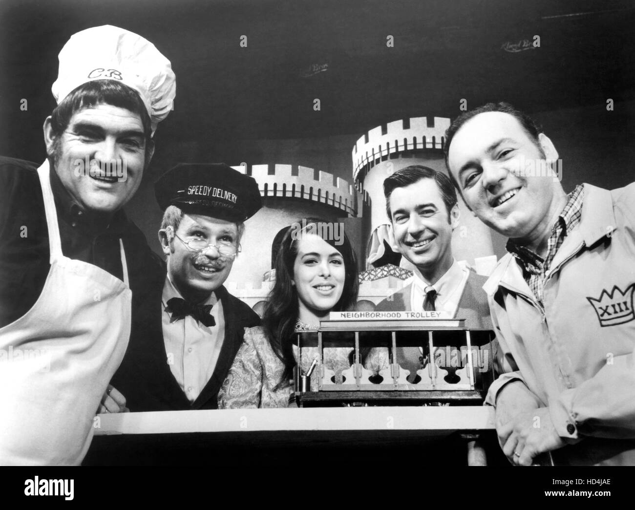 MISTER ROGERS' NEIGHBORHOOD, (from left) Don Brockett (as Chef