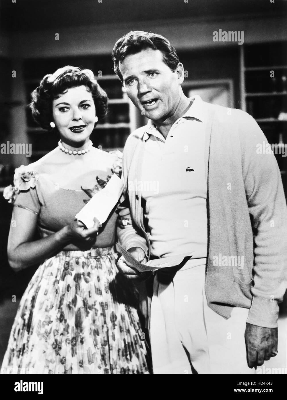 Mr Adams And Eve From Left Ida Lupino Howard Duff Early Episode Circa January 1957 1957 
