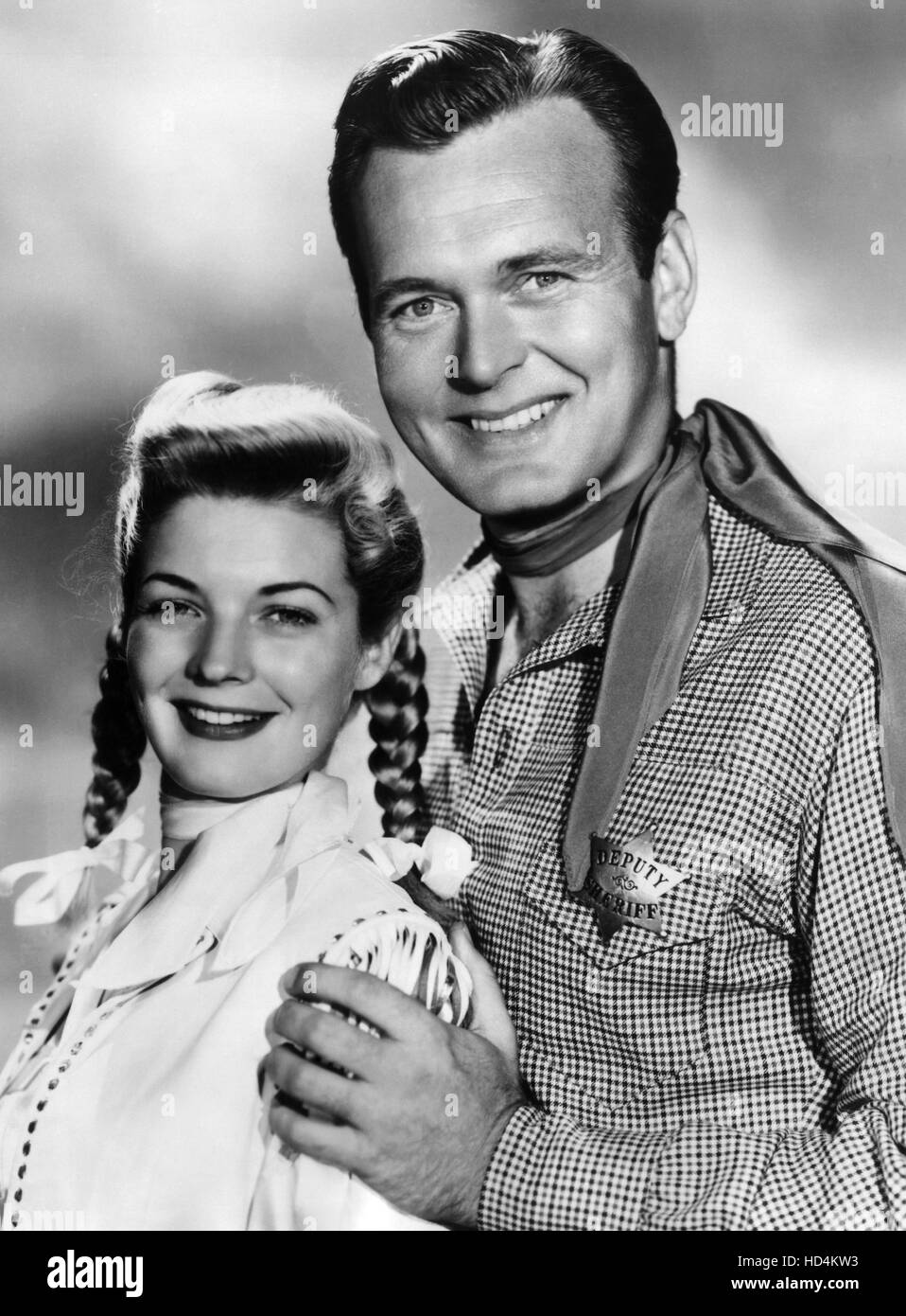 ANNIE OAKLEY, Gail Davis, Brad Johnson, 195456 Stock Photo Alamy