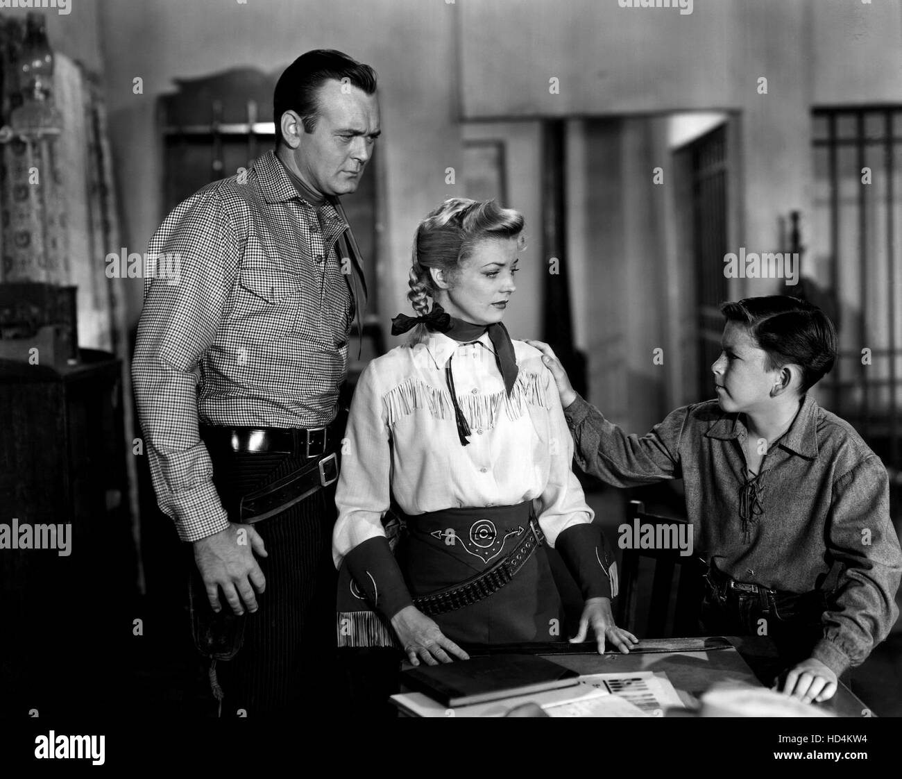 ANNIE OAKLEY, Brad Johnson, Gail Davis, Jimmy Hawkins, 195456 Stock