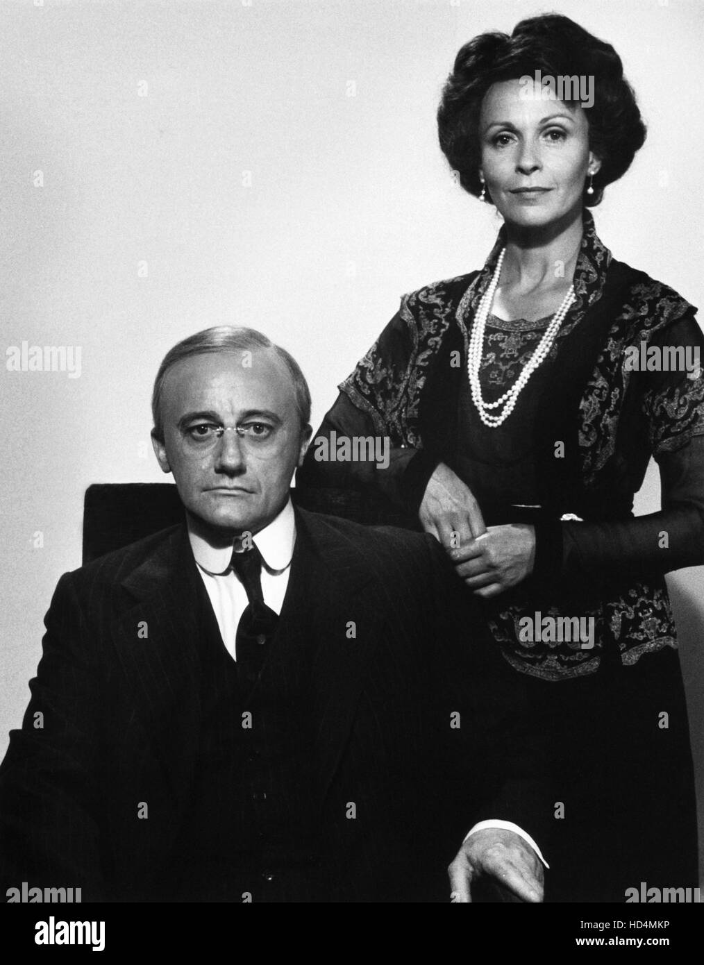 BACKSTAIRS AT THE WHITE HOUSE, from left: Robert Vaughn as Woodrow