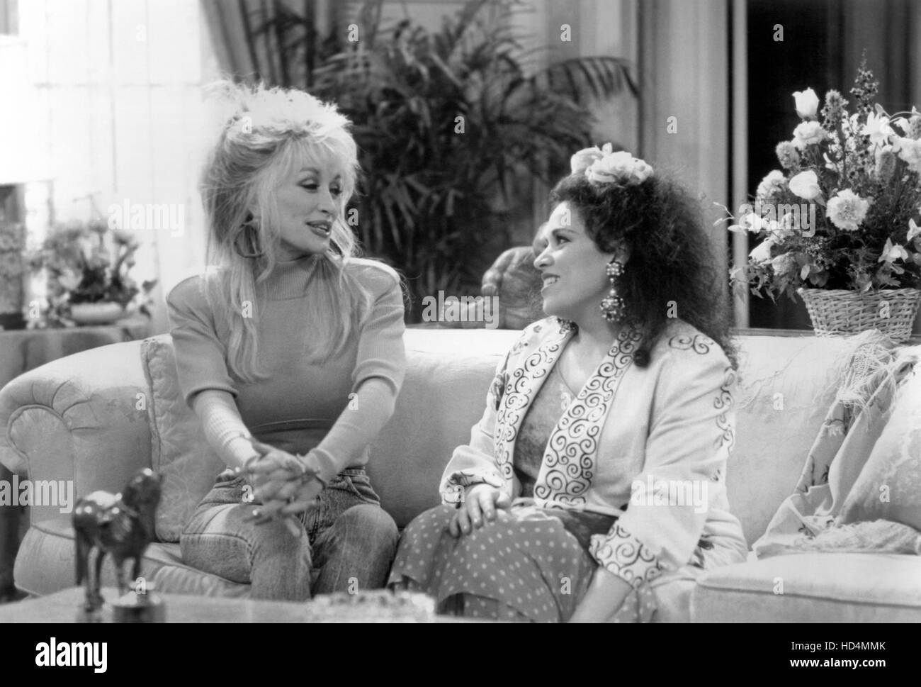 BABES, (from left): Dolly Parton, Wendie Jo Sperber, 'Hello, Dolly', (Season 1, ep. 115, aired Feb. 7, 1991), 1990-91. TM and Stock Photo