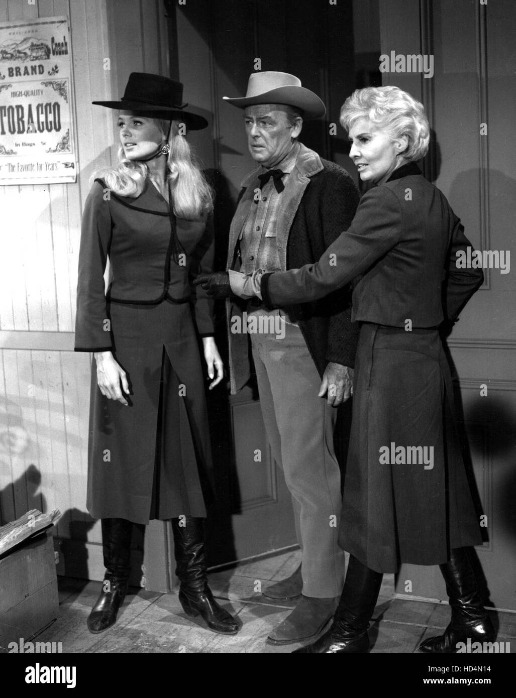 BIG VALLEY, THE, Linda Evans, Barbara Stanwyck, 1965-1969 Stock Photo