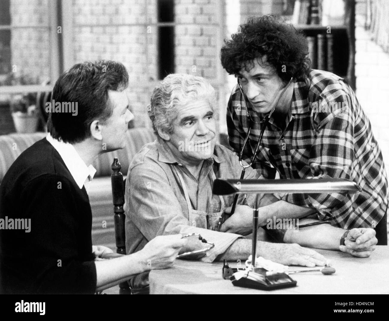 Ronny Graham THE BOB CRANE SHOW, from left: Bob Crane, Ronny Graham, Todd Susman in ...