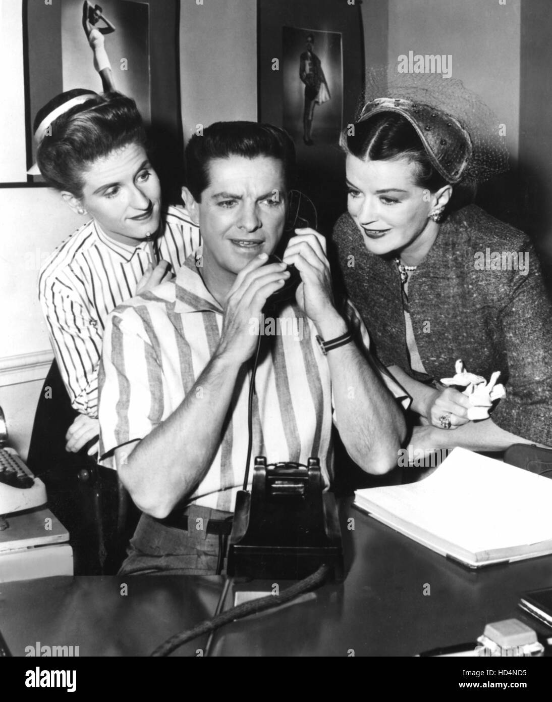 THE BOB CUMMINGS SHOW, (aka LOVE THAT BOB), Ann B Davis, Bob Cummings, Rosemary DeCamp, 1955-1959 Stock Photo