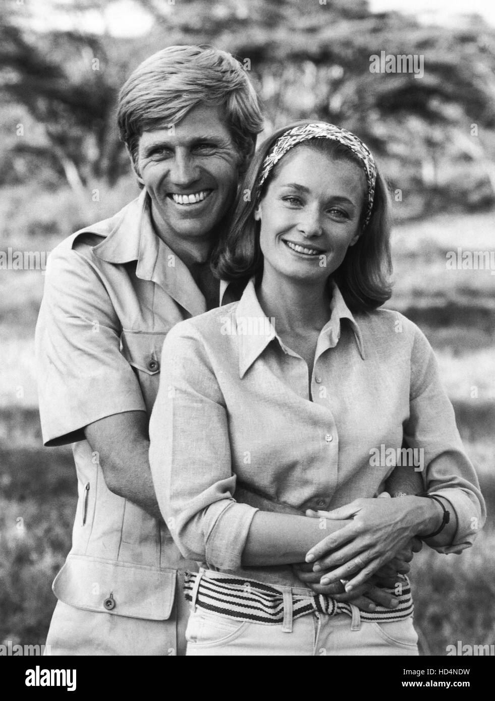 BORN FREE, from left: Gary Collins, Diana Muldaur, 1974 Stock Photo - Alamy