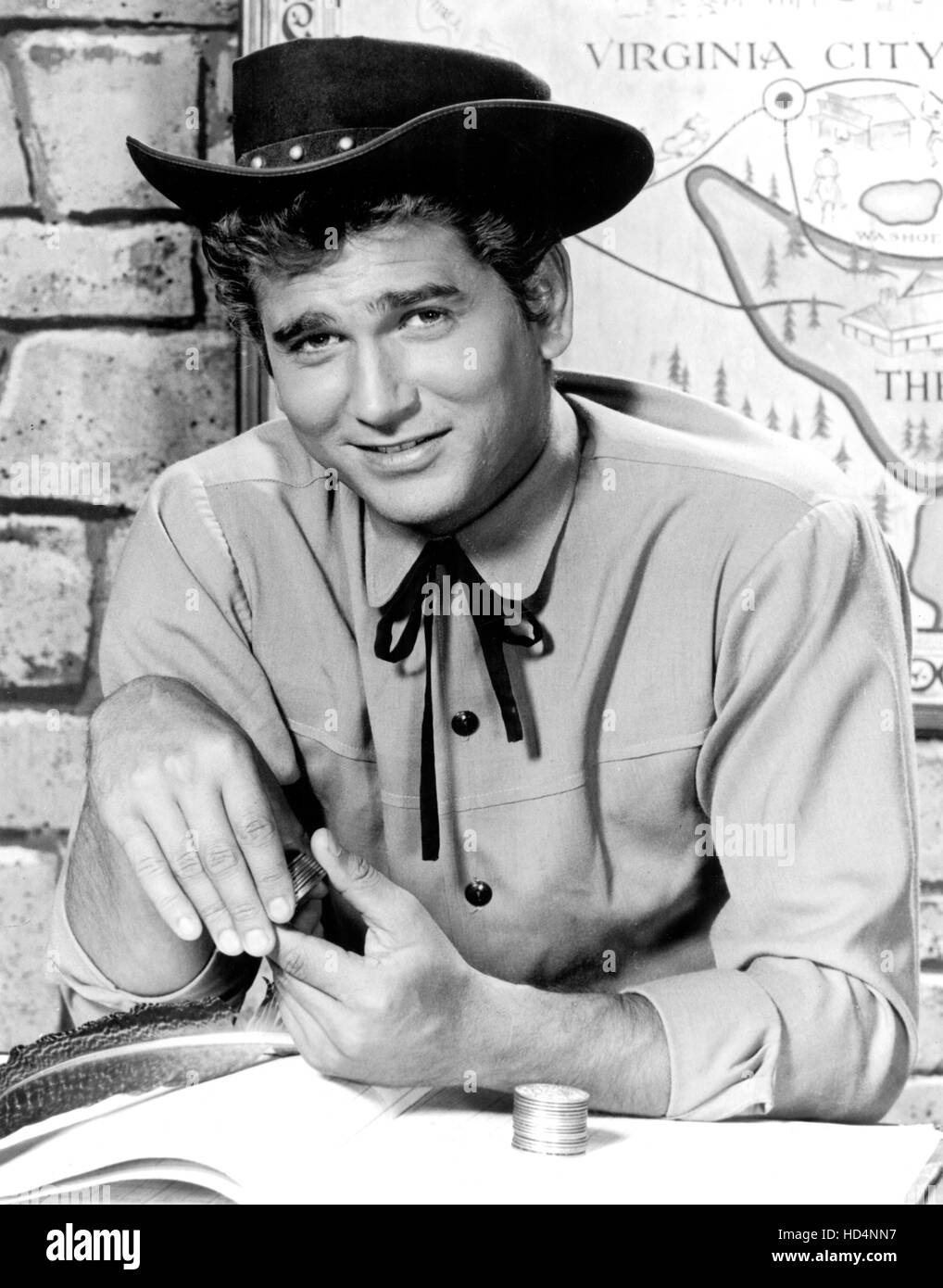 BONANZA, Michael Landon, 195973 Stock Photo Alamy