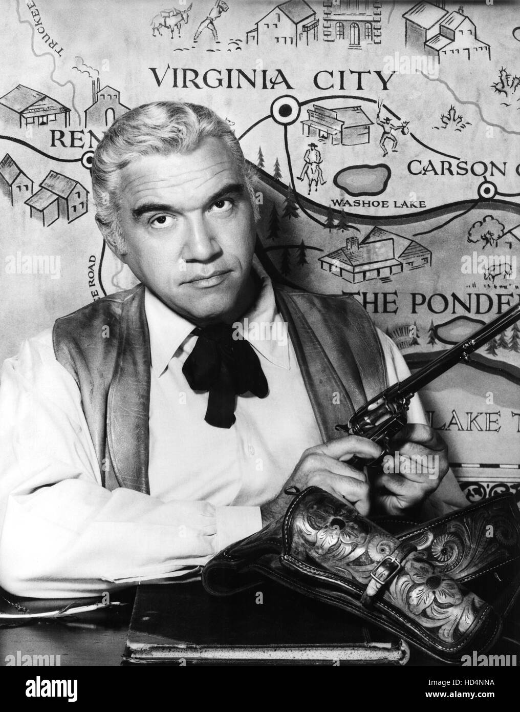 BONANZA, Lorne Greene, 195973 Stock Photo Alamy