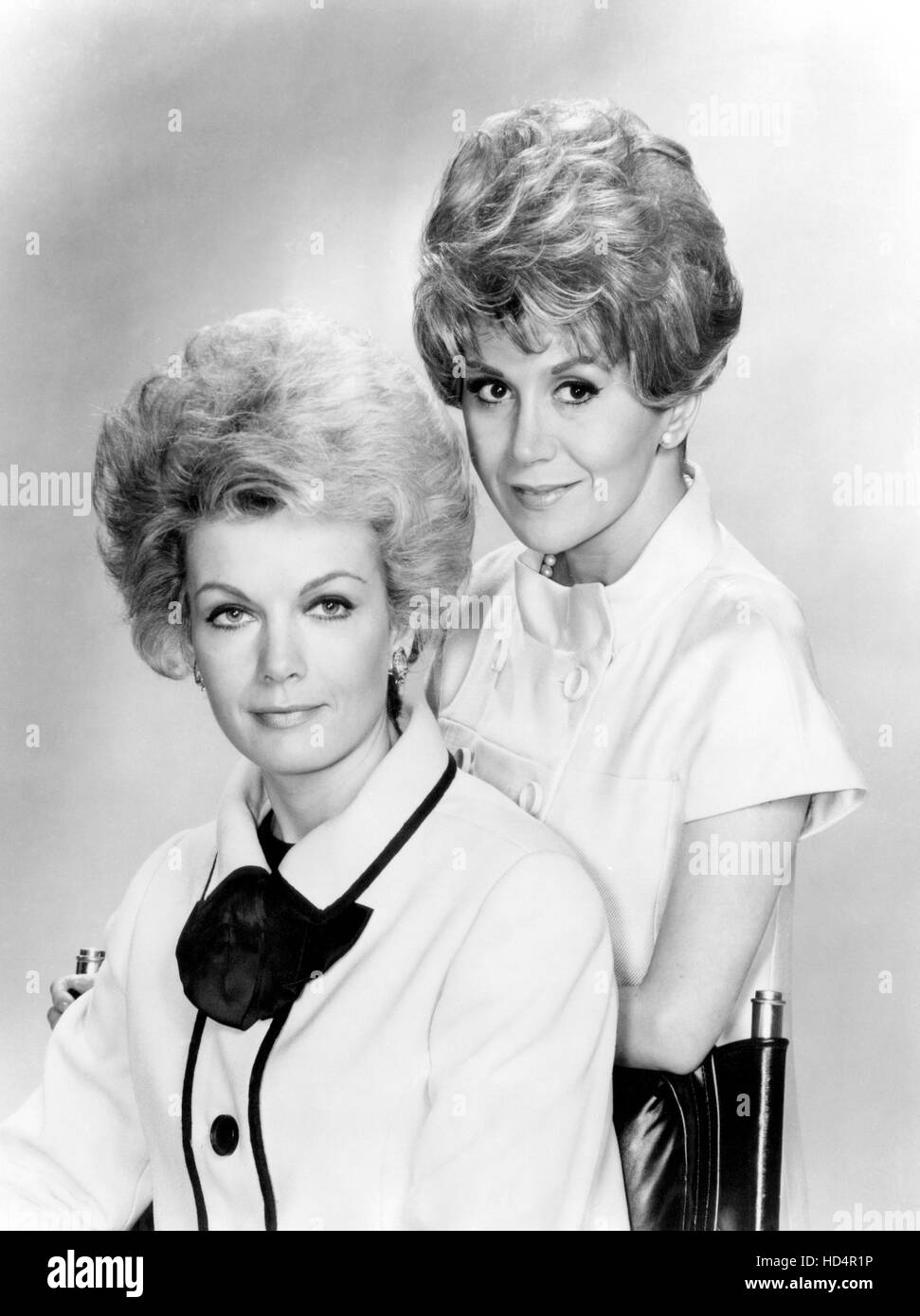 DATELINE HOLLYWOOD, Joanna Barnes, Rona Barrett, 1967 Stock Photo Alamy