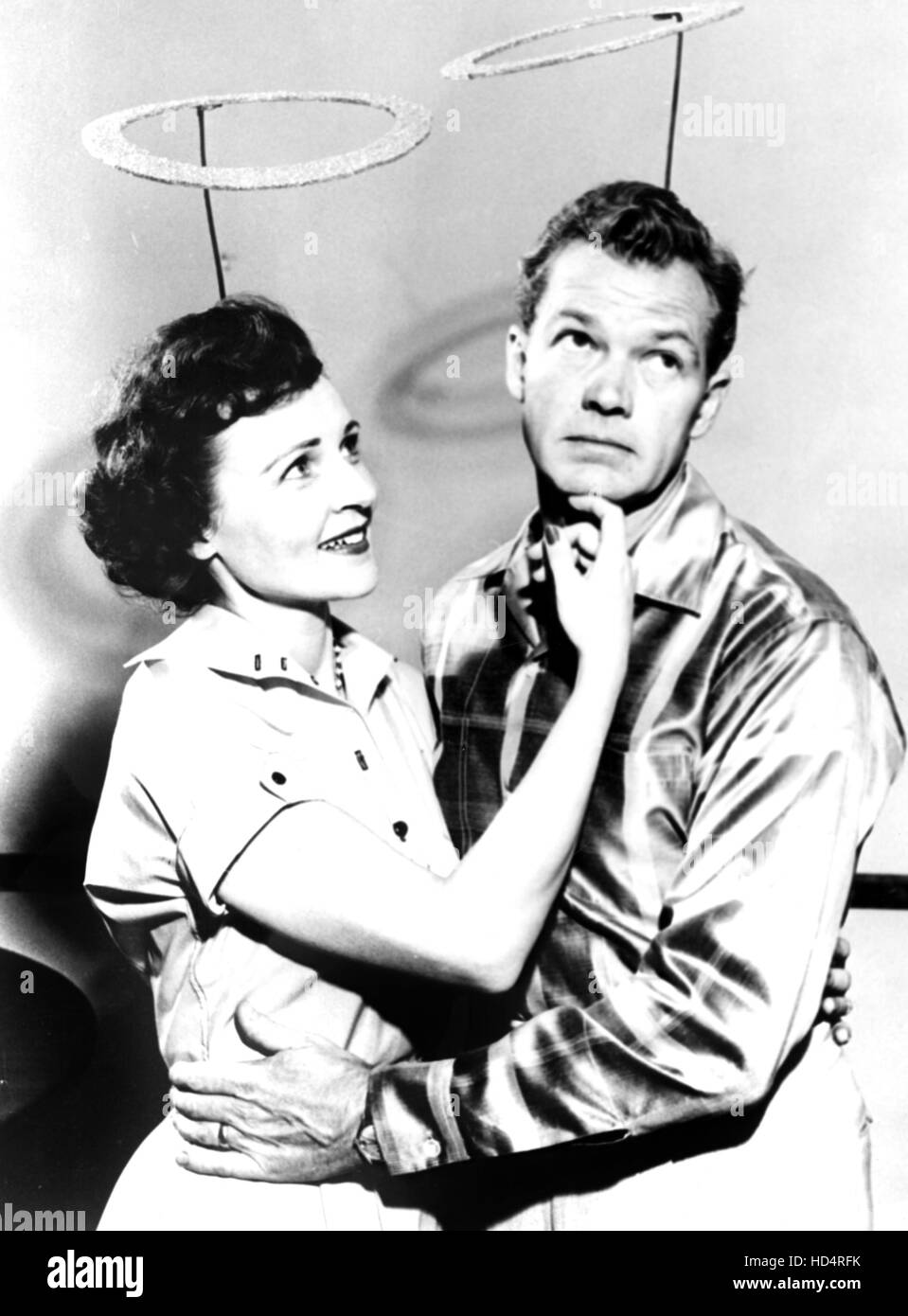 Date with the angels, betty white Black and White Stock Photos & Images