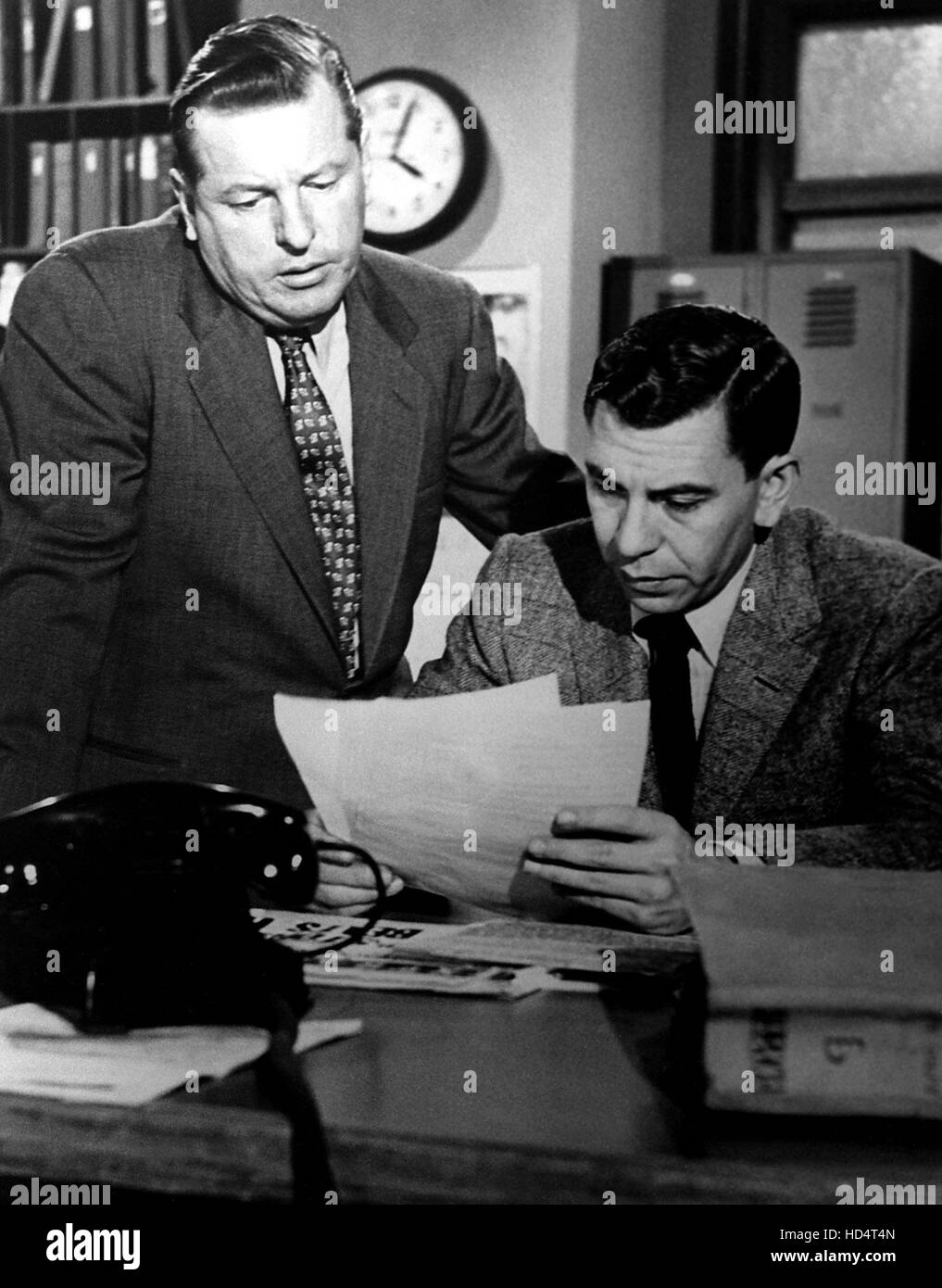 DRAGNET, Ben Alexander, Jack Webb, 1952-1959 Stock Photo - Alamy