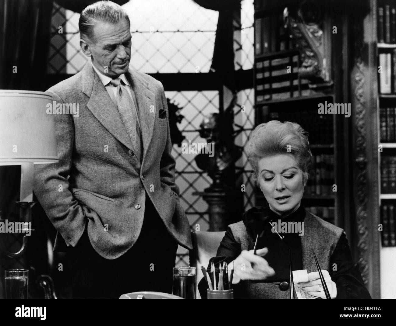DUPONT SHOW OF THE WEEK, Douglas Fairbanks Jr., Greer Garson, 'The Shadowed Affair', (Season 2, aired November 4, 1962), 1961-64 Stock Photo